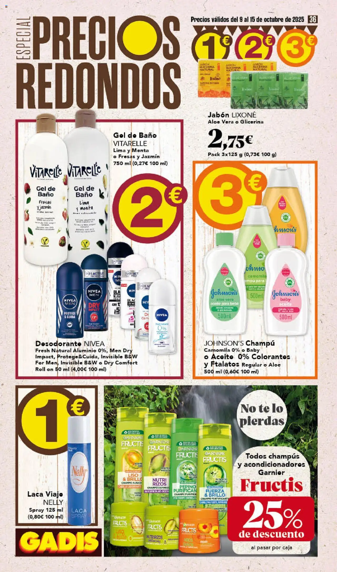 Gadis folleto │ válido desde el 09.10.2025 | Página: 36 | Productos: Στιγμιαίος καφές, Lima, Fresas, Caja