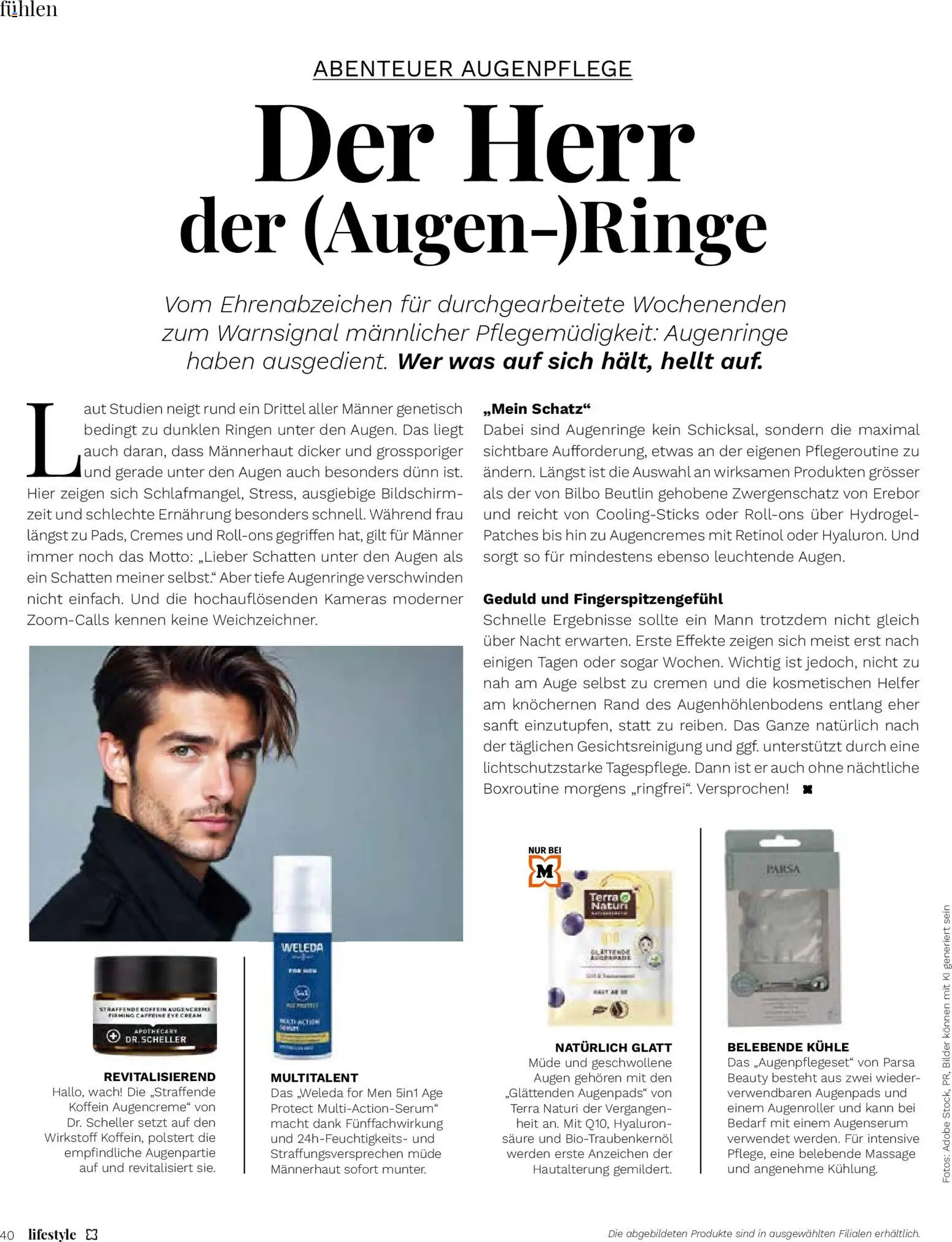 Müller Magazin – gültig ab 14.11.2025 | Seite: 40 | Produkte: Serum, Bildschirm, Augenserum, Bilder