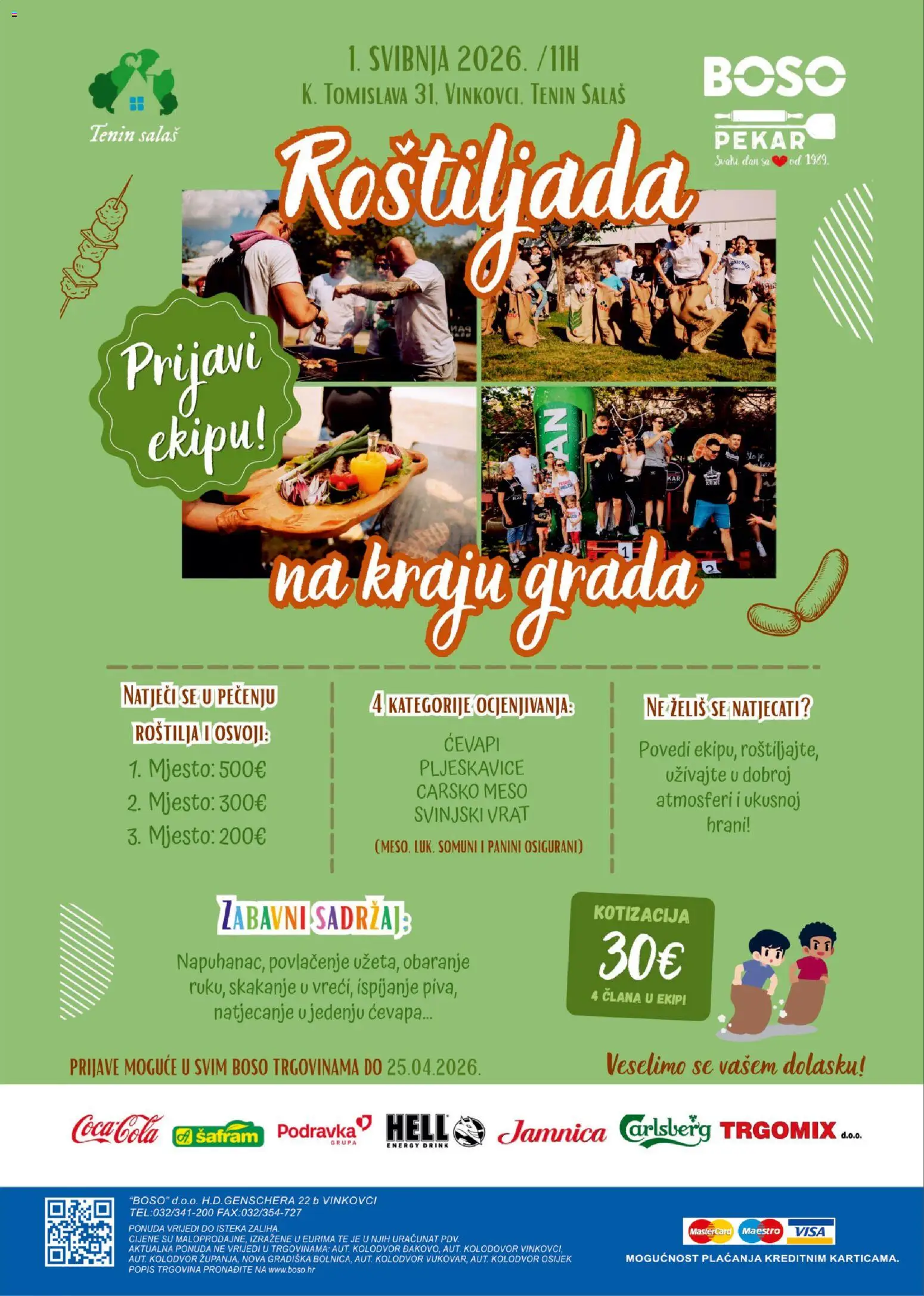 Boso katalog | vrijedi od 23.04.2026 | Stranica: 20 | Proizvodi: Svinjski vrat, Meso, Pljeskavice, Jamnica