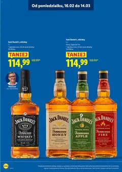 Pogląd oferty "Jack Daniel's, whiskey, 1 L" - ważna od 16.02.2026 | Strona: 11
