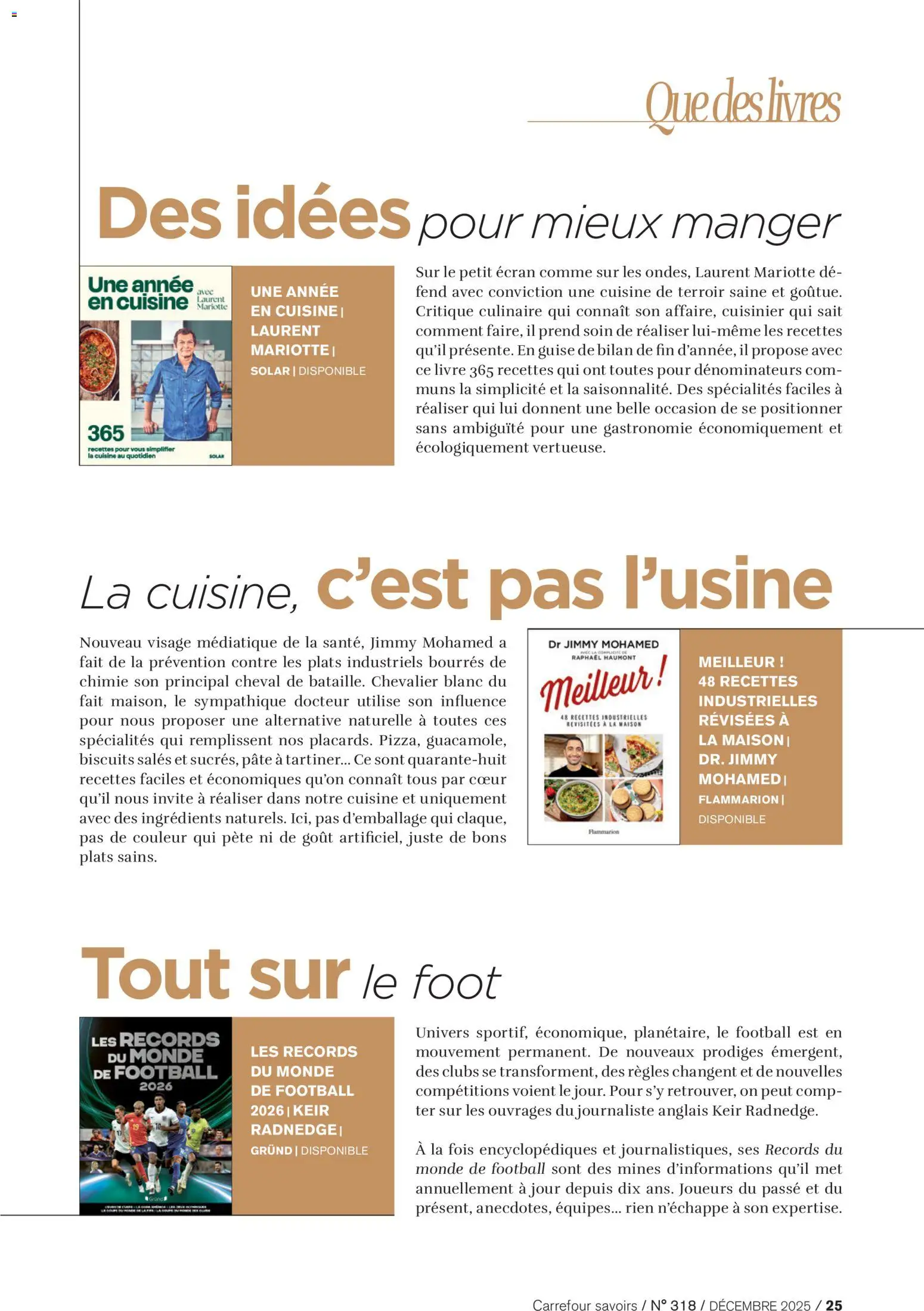 {H1} | Page: 25 | Produits: Pâte à tartiner, Livre, Biscuits