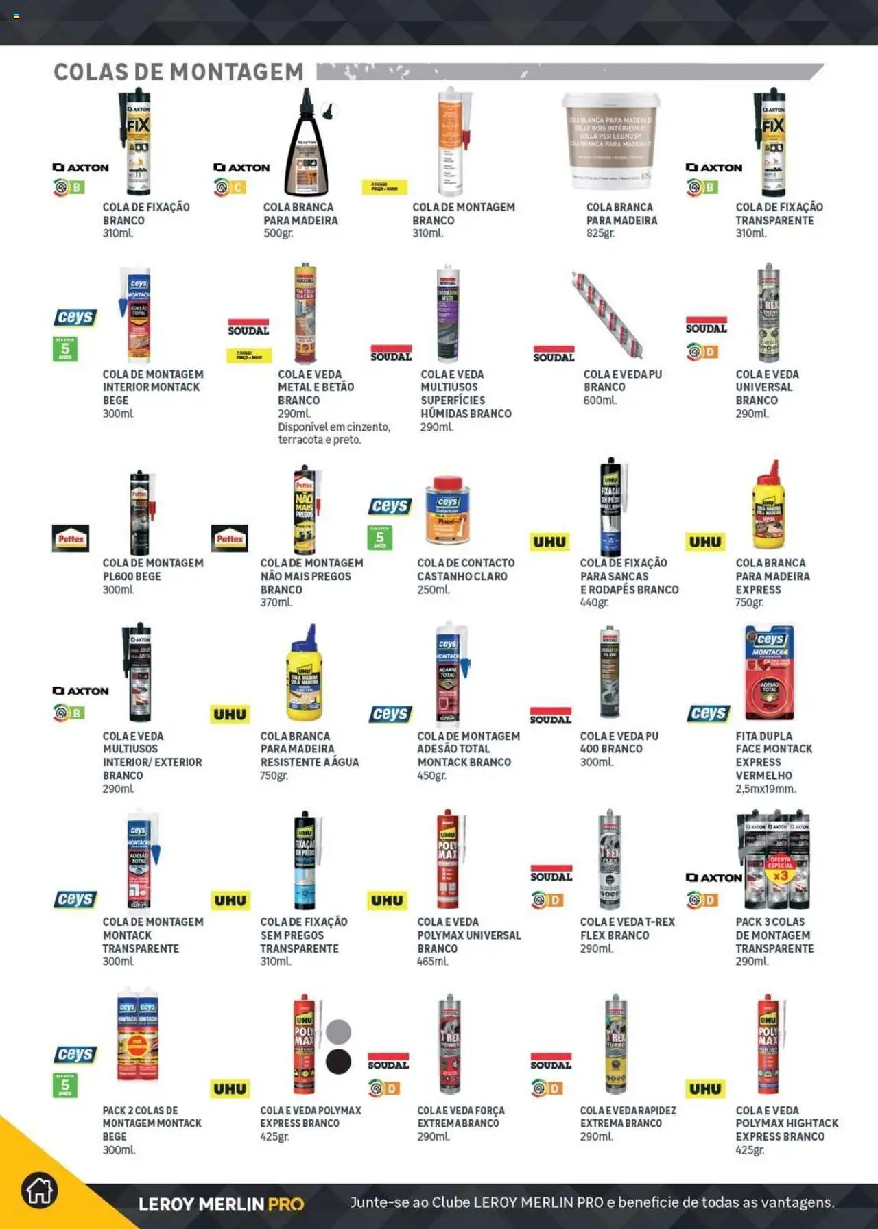 Leroy Merlin Catálogo │ válido de 18.11.2024 | Página: 320 | Produtos: Agua, Pincel
