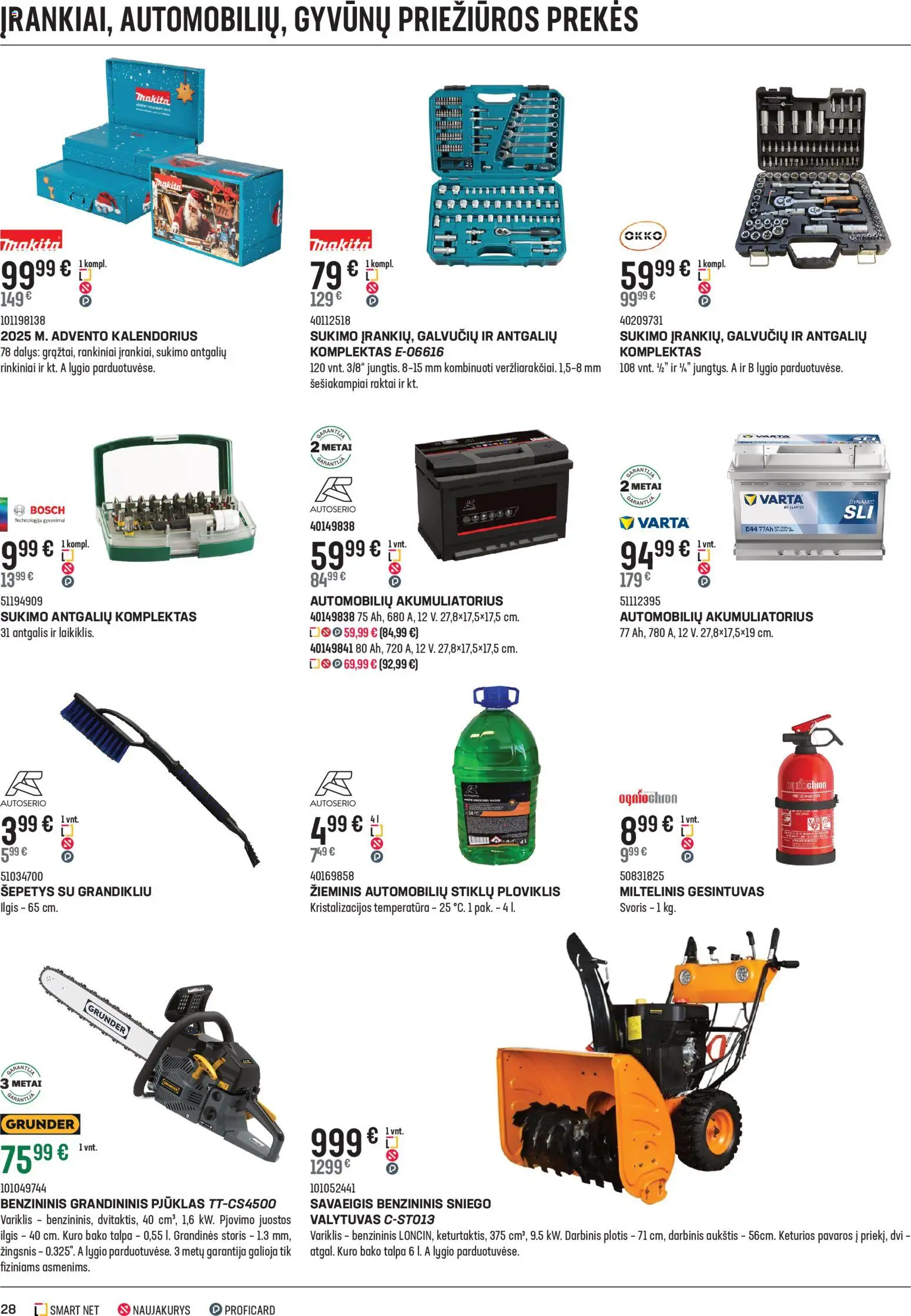 Senukai akcijos nuo 12.11.2025 | Puslapis: 28 | Prekių: Ploviklis, Akumuliatorius