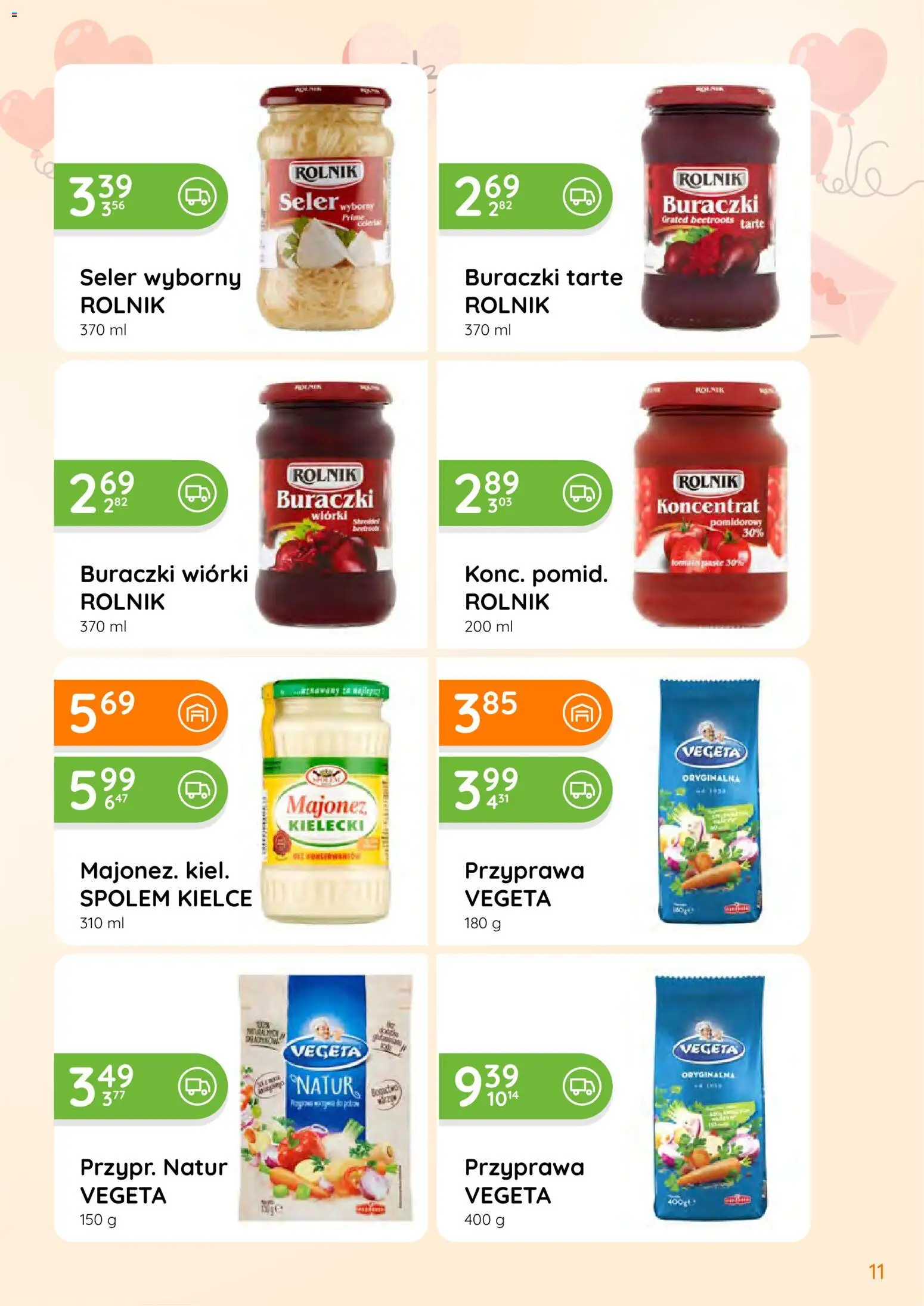 Eurocash Gazetka - Oferta Produktowa od 09.02.2026 | Strona: 11 | Produkty: Majonez