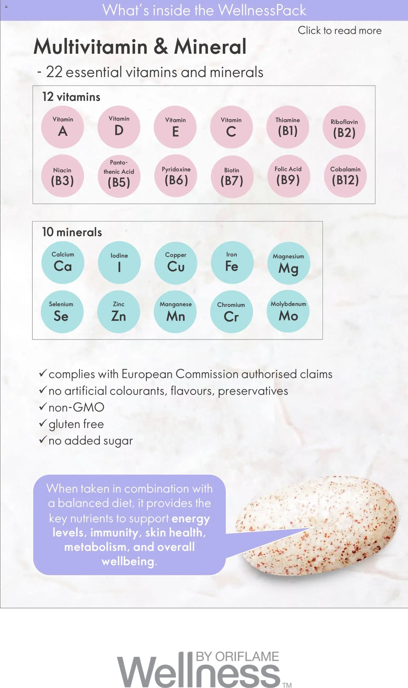 Oriflame - Catalogue WellnessPack  valid from 01.01.2026 | Page: 9 | Products: Sugar, Iron