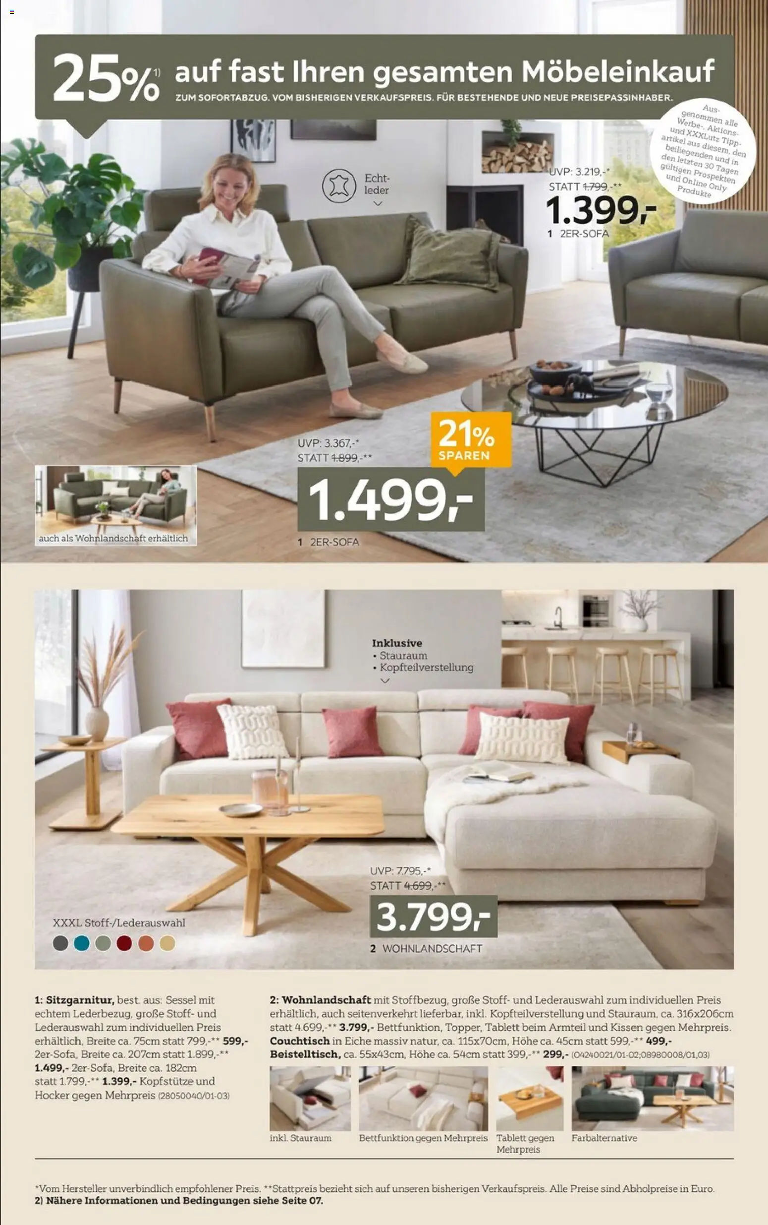 XXXLutz Prospekt aktuell gültig ab 24.02.2026 | Seite: 2 | Produkte: Kissen, Sessel, Couchtisch