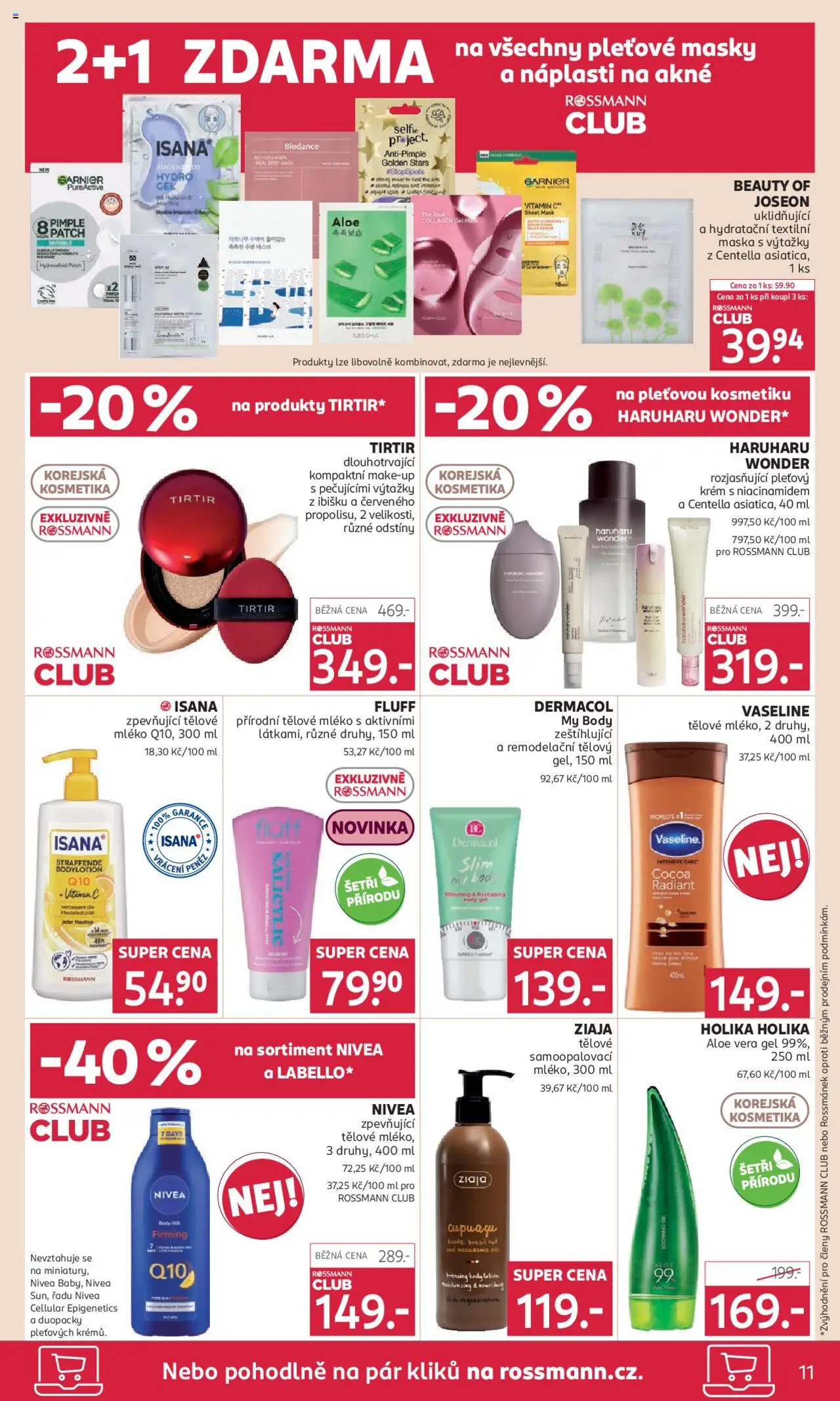 Rossmann leták od 13.08.2025 | Strana: 11 | Produkty: Makeup, Krém, Pleťové masky, Maska