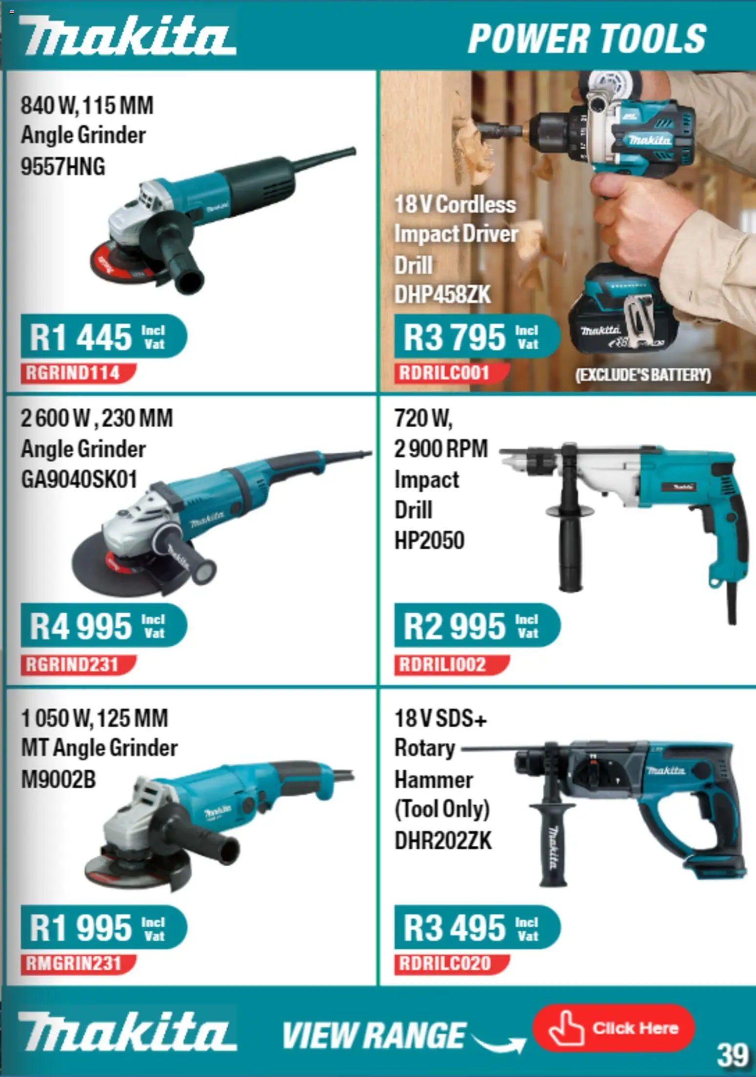 New Adendorff catalogue – valid from 01.01.2026 | Page: 41 | Products: Grinder, Drill, Hammer, Angle grinder