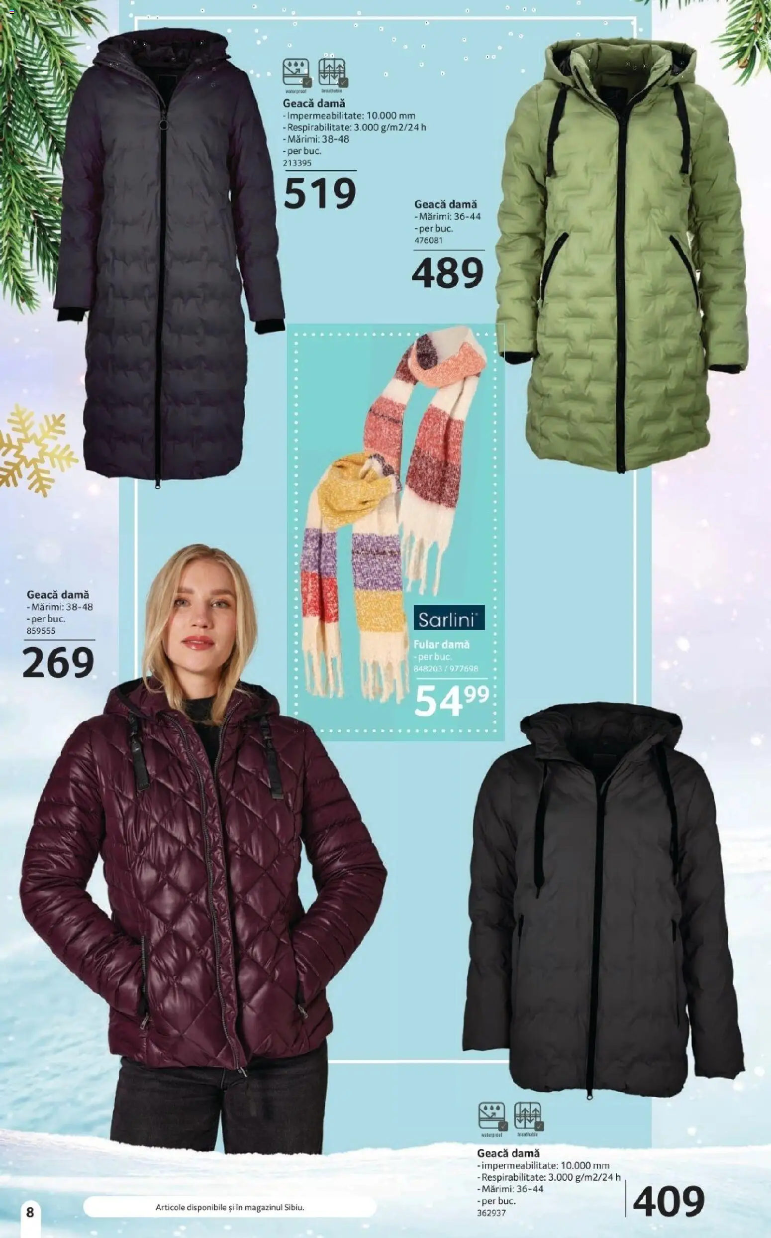 Noul catalog Selgros – valabil de la 14.11.2025 | Pagină: 8 | Produse: Geacă