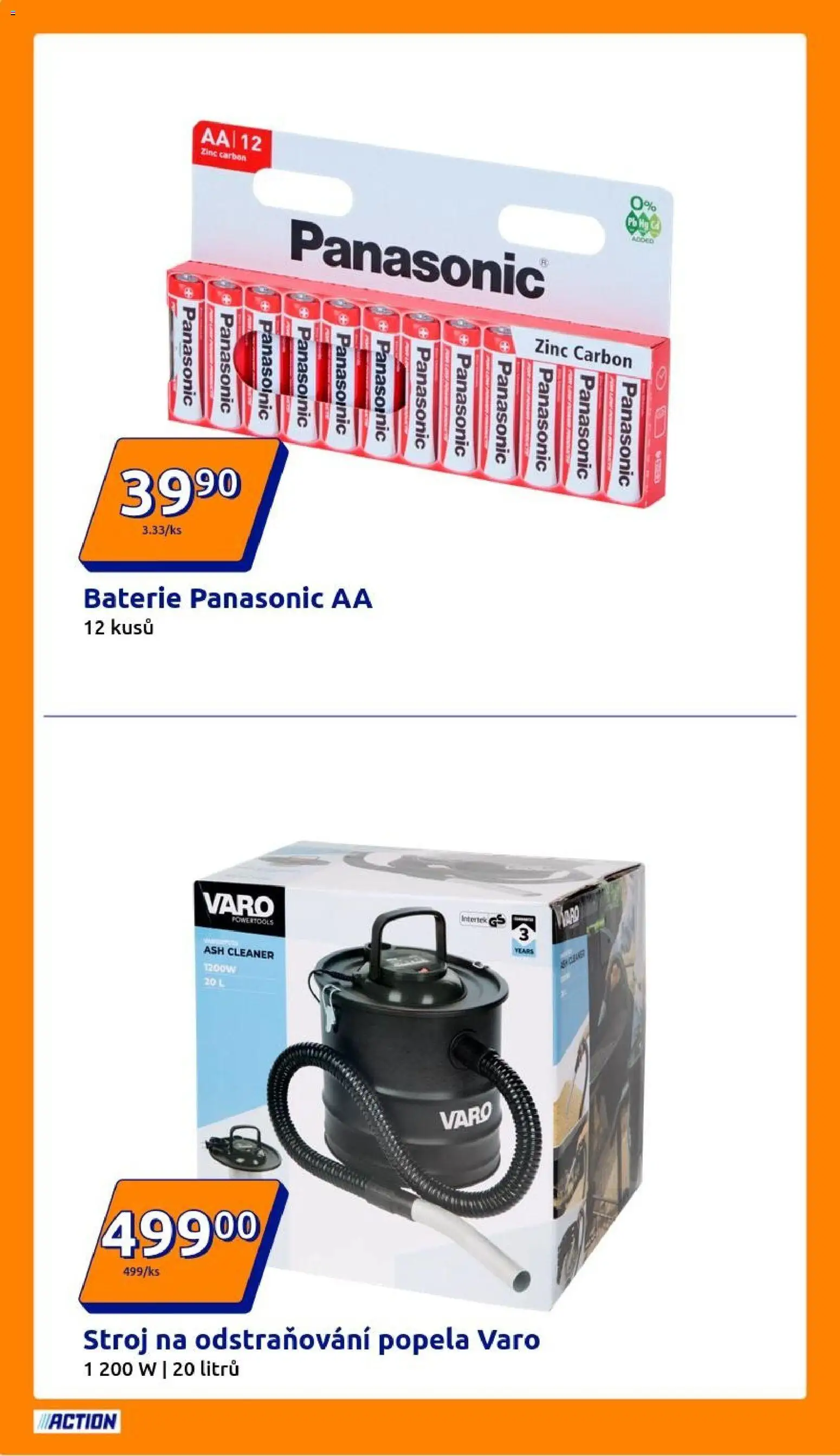 Action leták od 10.12.2025 | Strana: 2 | Produkty: Baterie