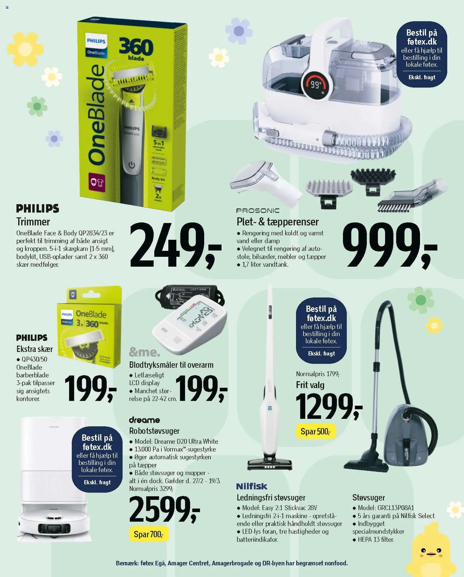 Føtex tilbudsavis – gyldig fra 13.03.2026 | Side: 37 | Produkter: Robotstøvsuger, Støvsuger