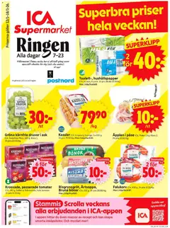 ICA Supermarket - Stockholm - Förhandsvisning av reklamblad från butik ICA Supermarket aktuell från 12.01.2026