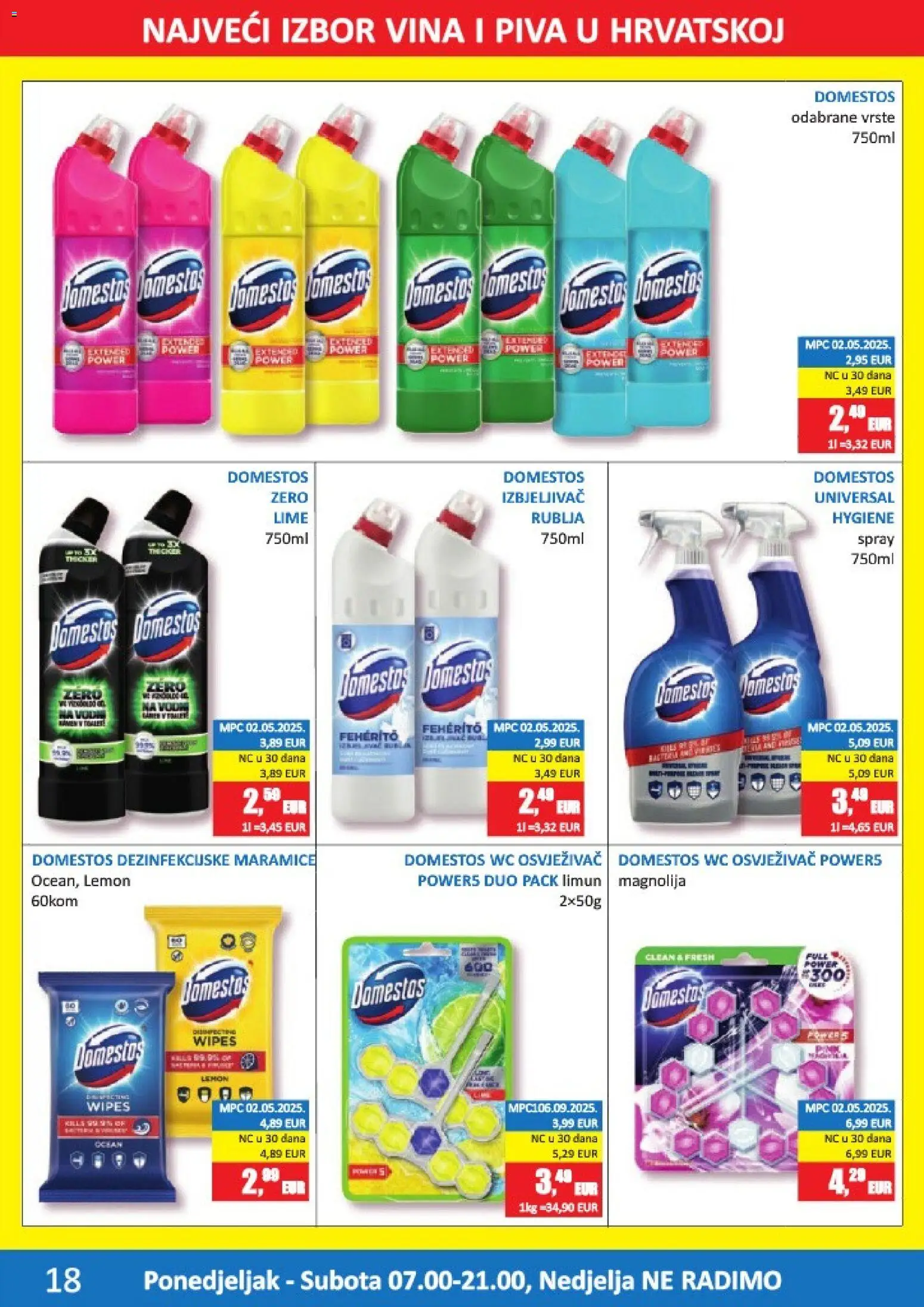 Vrutak katalog | vrijedi od 13.04.2026 | Stranica: 18 | Proizvodi: Domestos, Limun