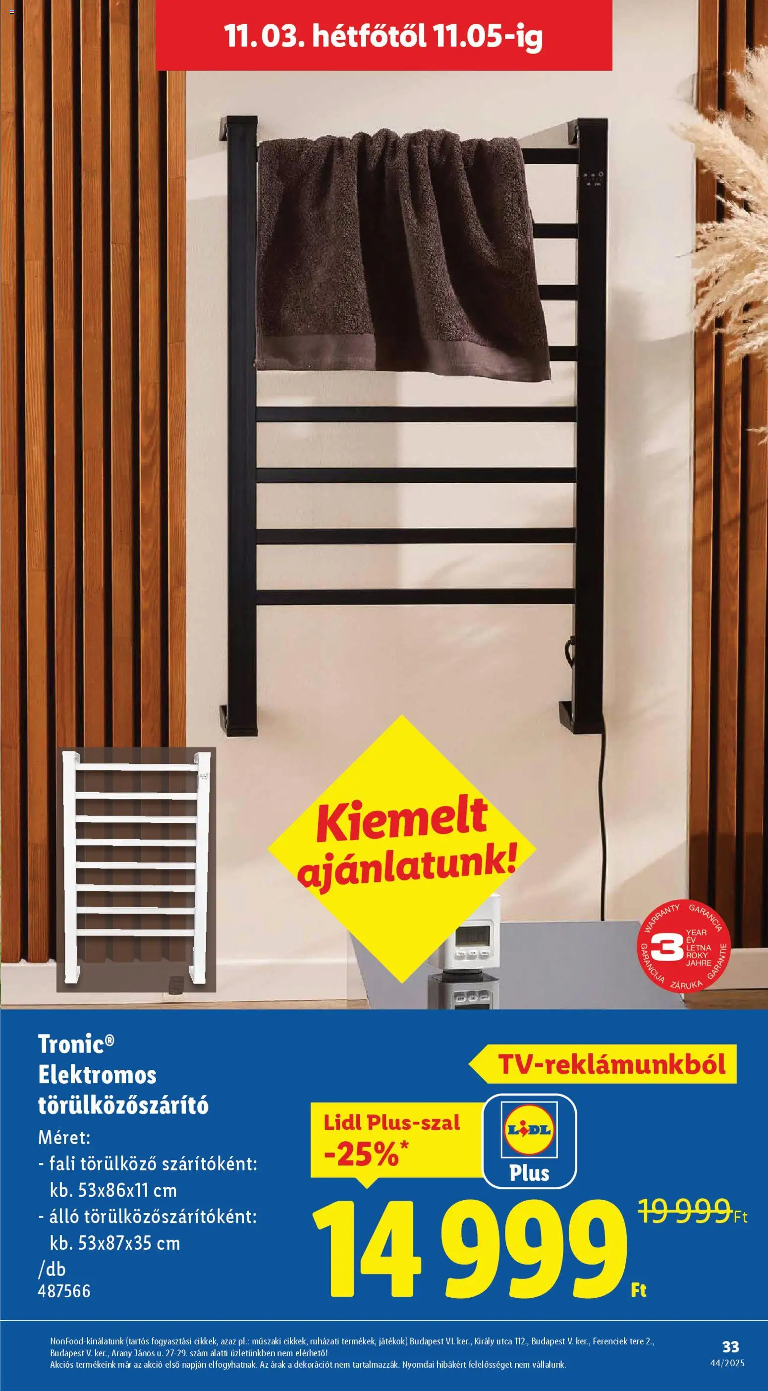 Lidl akciós ujság - amely érvényes a következő dátumtól: 30.10.2025 | Oldal: 33 | Termékek: Játékok
