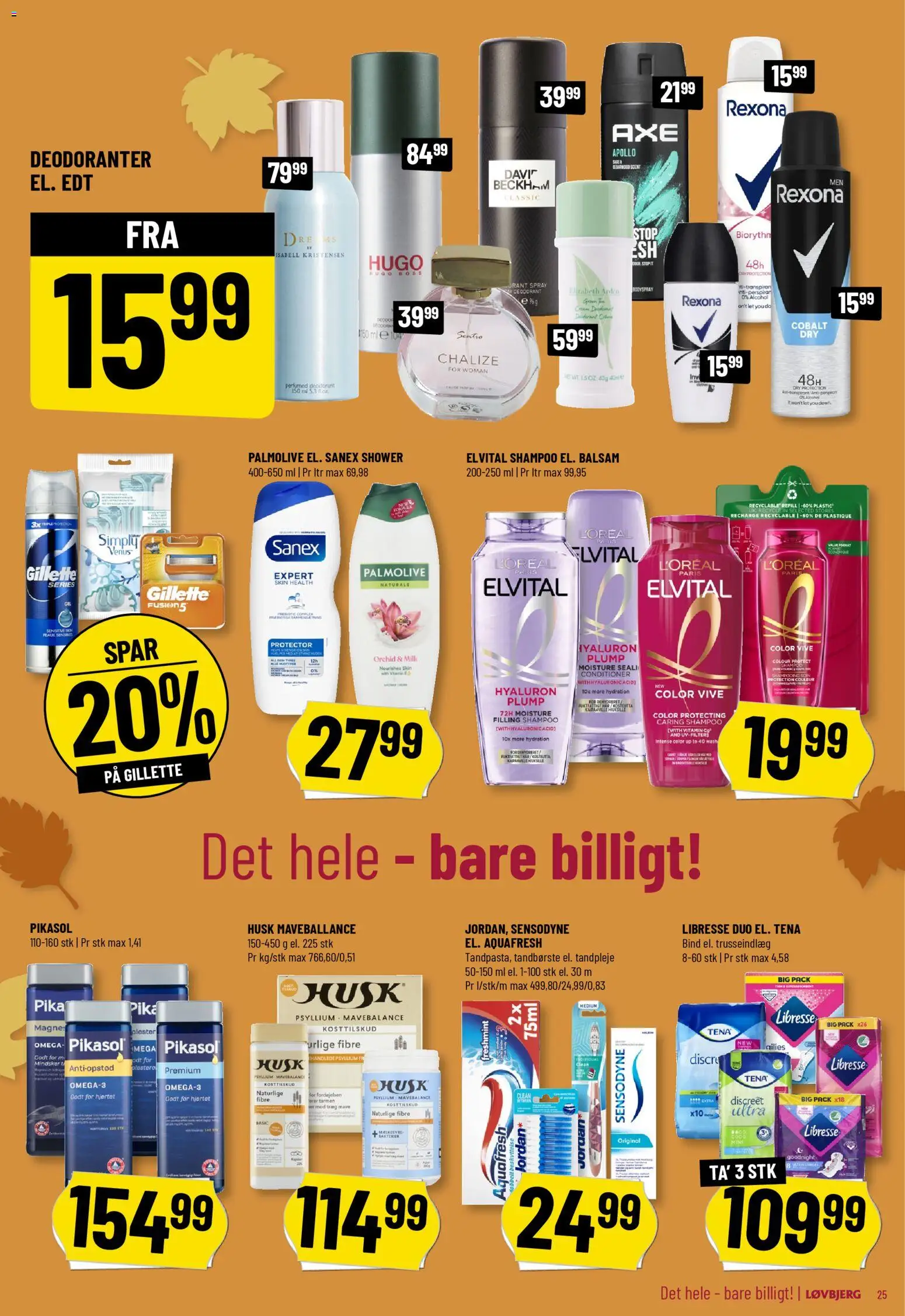 Løvbjerg tilbudsavis – gyldig fra 24.10.2025 | Side: 27 | Produkter: Shampoo, Balsam, Deodorant, Tandbørste