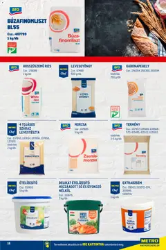 Metro - Kantin megoldások katalógus - amely érvényes a következő dátumtól: 02.01.2026 | Oldal: 15 | Termékek: Gabonapehely, Levestészta, Búza finomliszt, Rizs