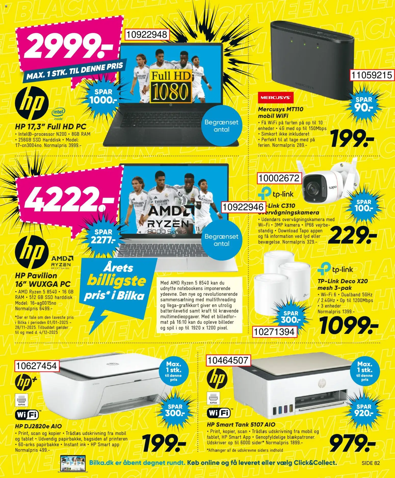 Bilka tilbudsavis – gyldig fra 28.11.2025 | Side: 39 | Produkter: RAM, Tablet, PC, Lyd
