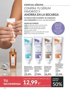 Vista previa Recarga Sérum Hidratante Efecto Rellenador Anew, 30 ml válido desde el 01.01.2026 | Página: 116 | Productos: Sérum