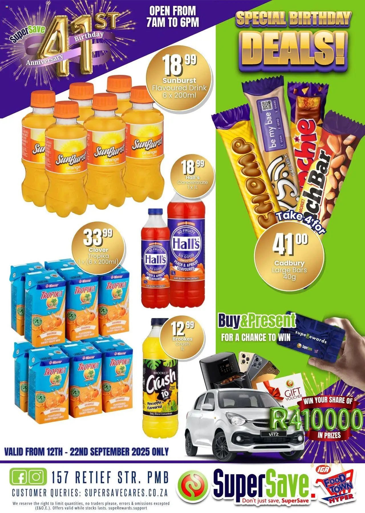 New Super Save catalogue – valid from 16.09.2025 | Page: 27 | Products: Pineapple, Fruit, Peach