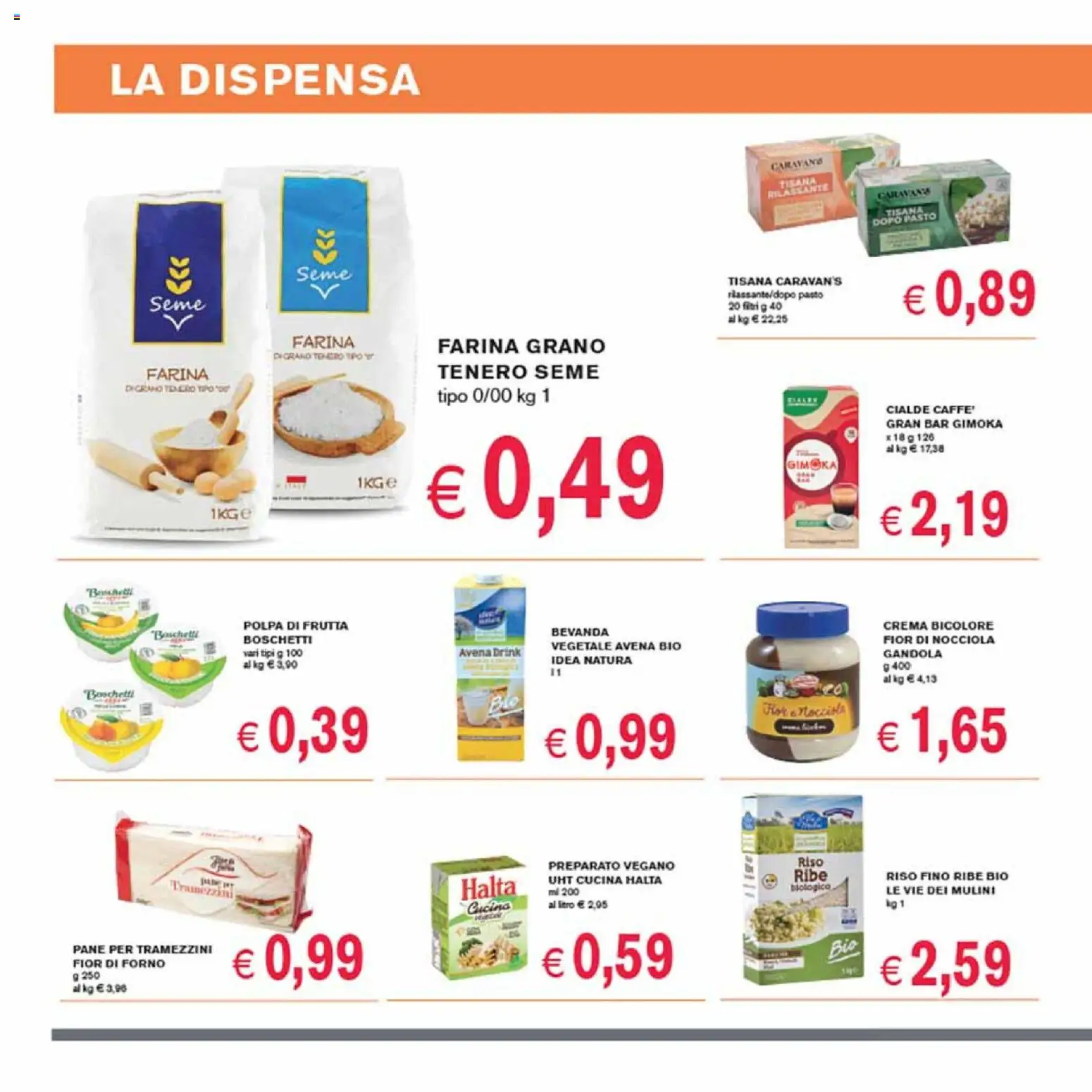 Volantino Coal del 23.10.2025 | Pagina: 8 | Prodotti: Crema, Riso, Frutta, Farina