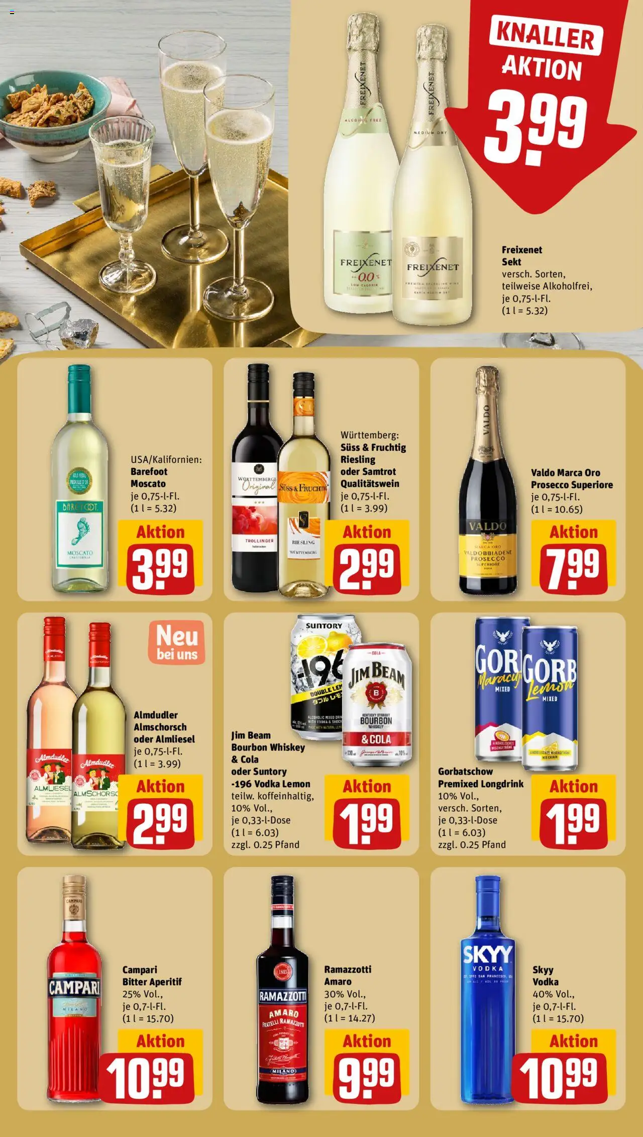 Rewe ihr Kaufpark Prospekt 	 - gültig ab dem 18.08.2025 | Seite: 19 | Produkte: Jim beam, Freixenet, Campari, Ramazzotti