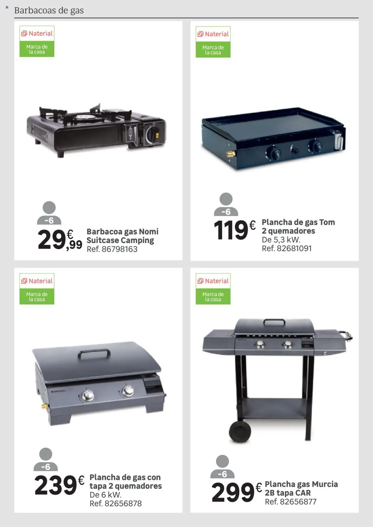 Leroy Merlin catálogo │ válido desde el 25.03.2025 | Página: 214 | Productos: Barbacoa, Plancha