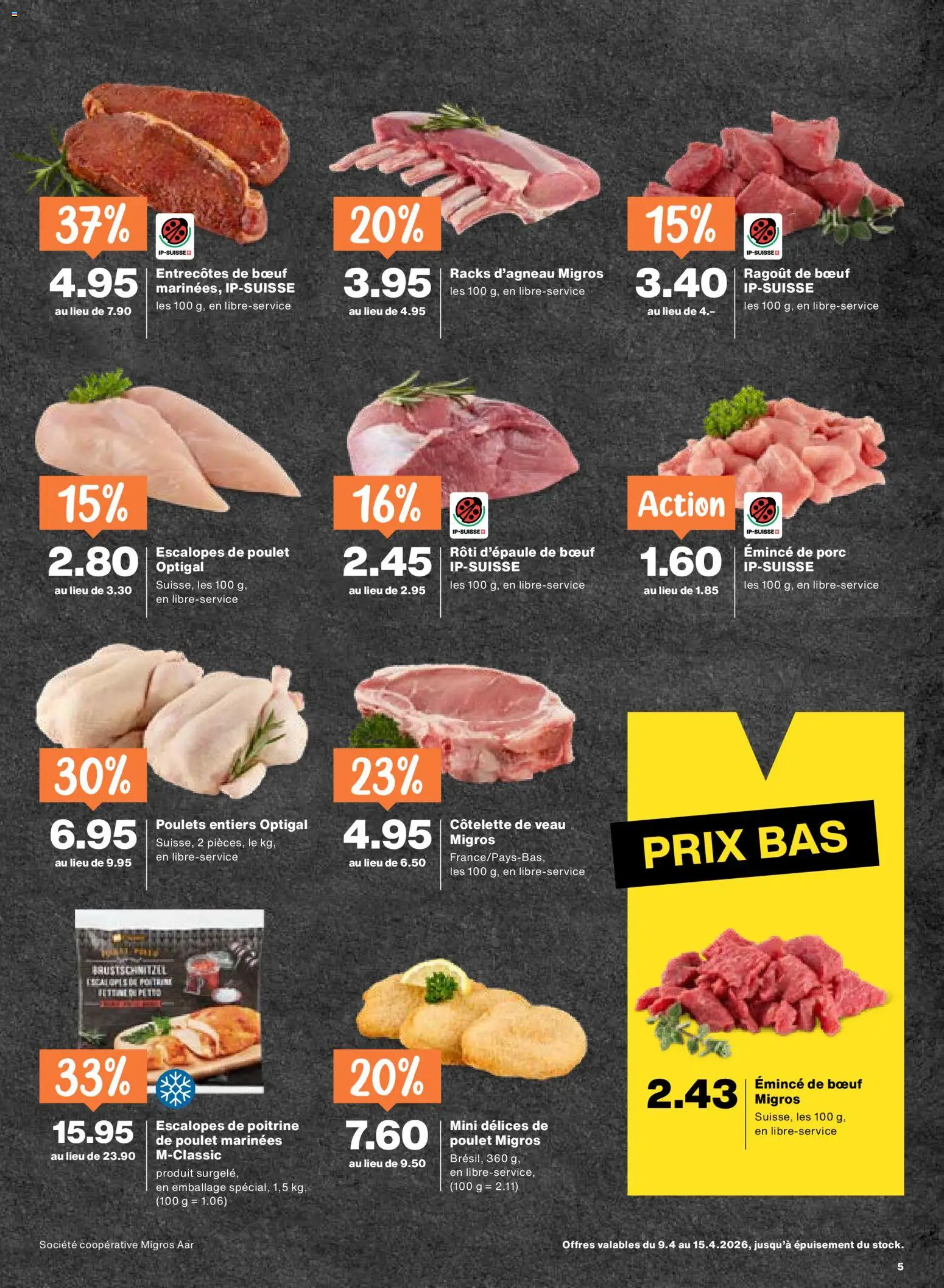 Migros aktionen FR – gültig ab 09.04.2026 | Seite: 5