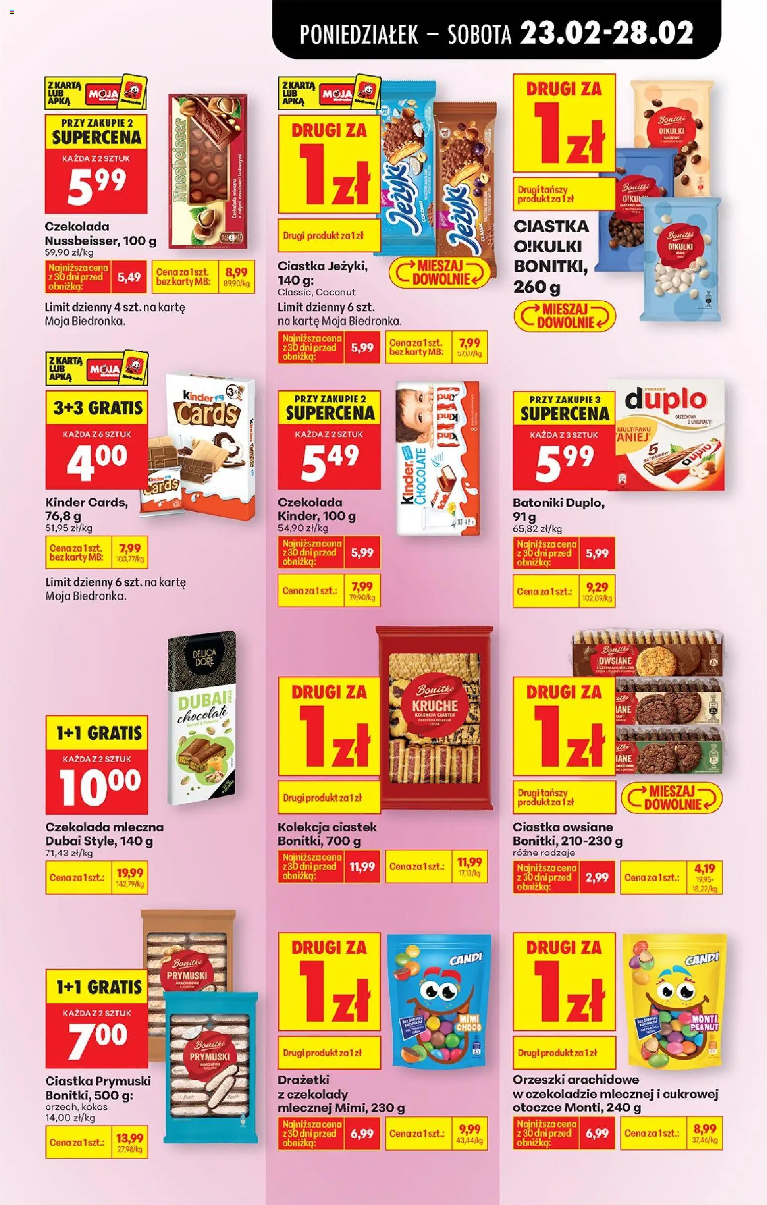 Biedronka Polsko leták od 23.02.2026 | Strana: 47 | Produkty: Audio, Kokos, Karty, Kinder