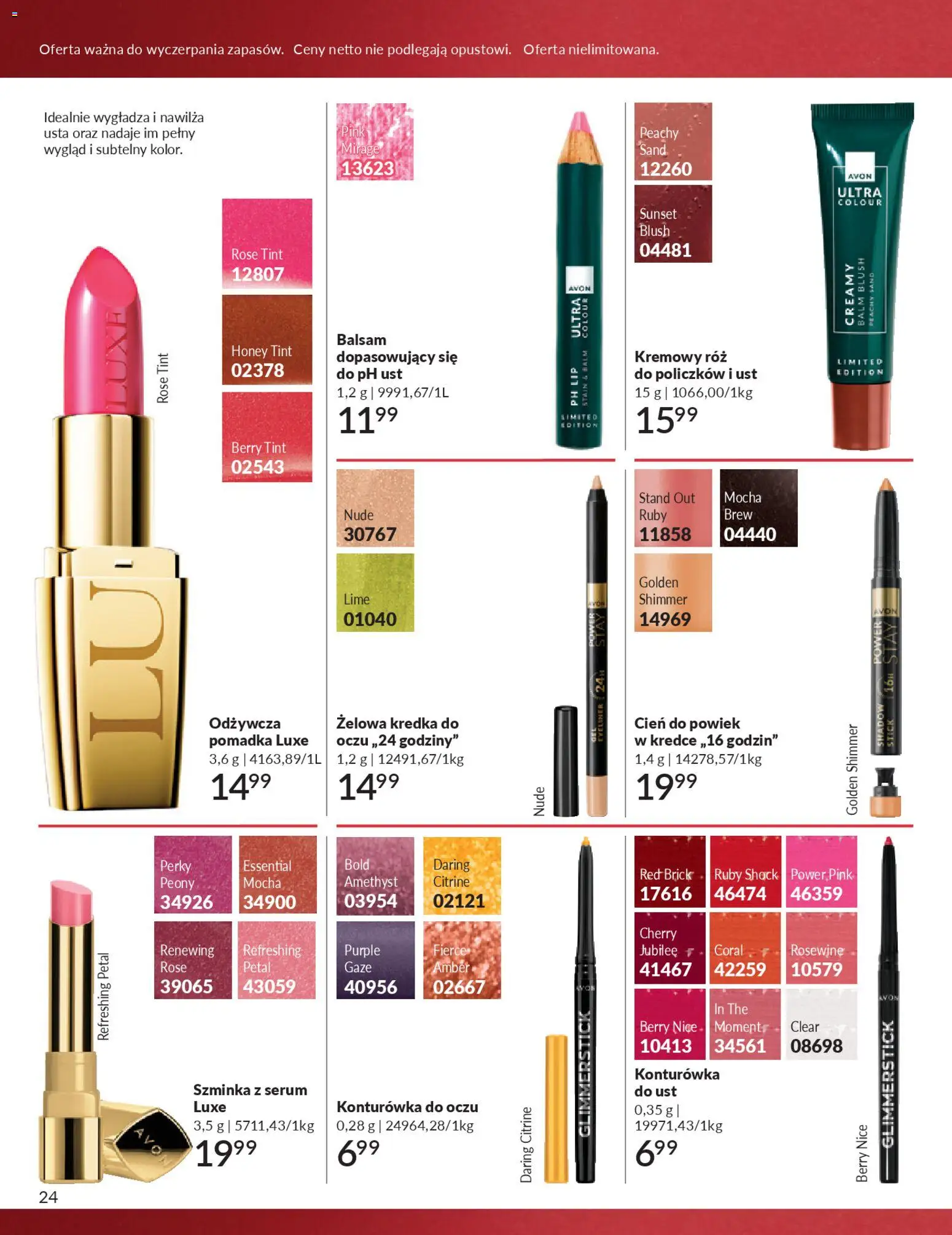 Avon Katalog - Magazyn Focus od 01.12.2025 | Strona: 24