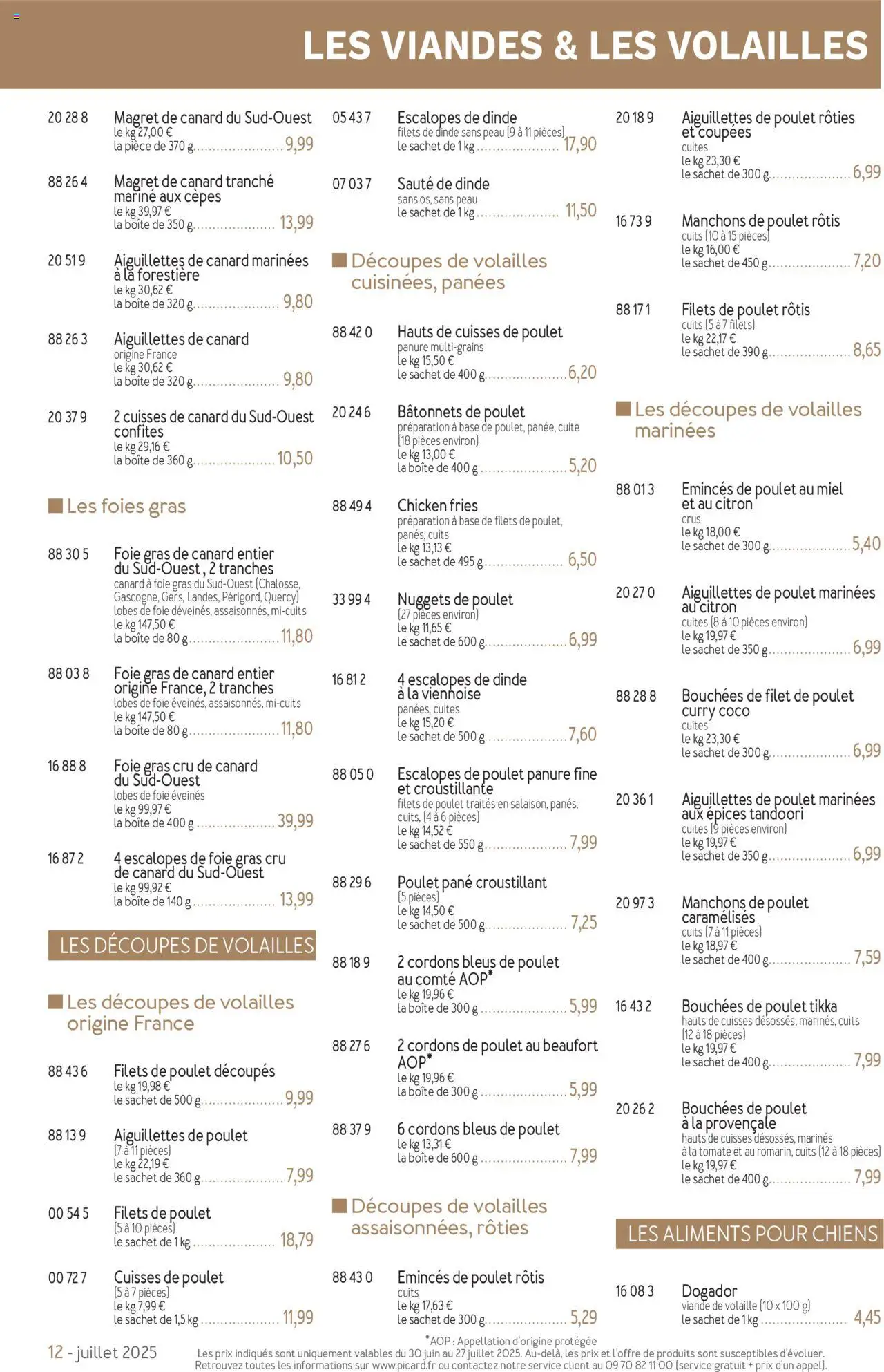  | Page: 12 | Produits: Citron, Foie Gras de Canard, Gras de canard entier, Viande