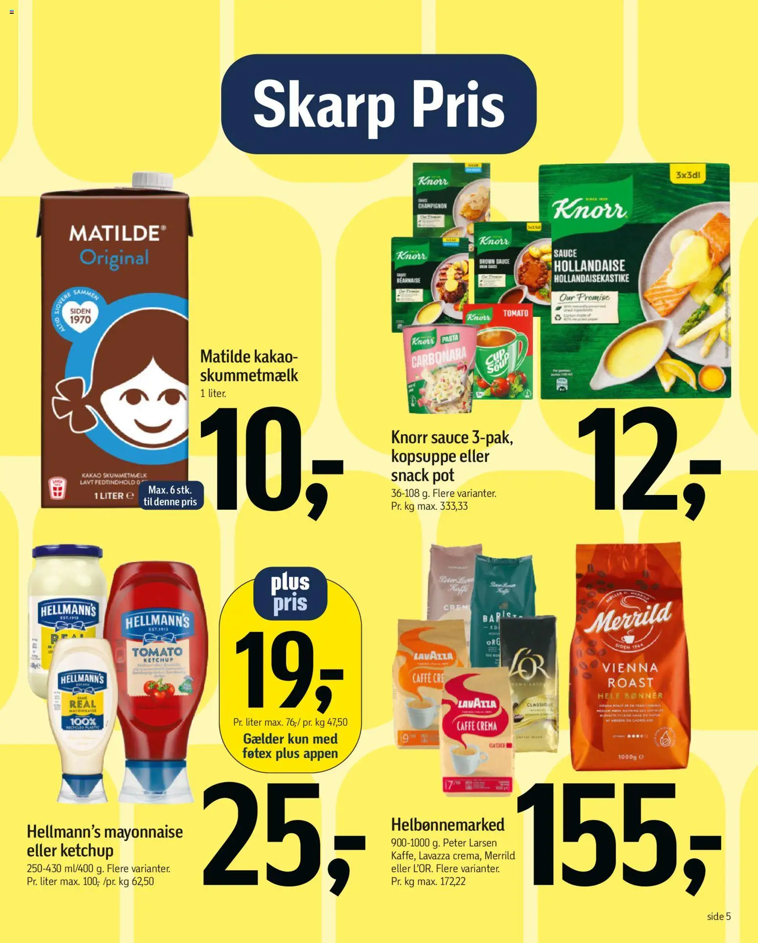 Føtex tilbudsavis – gyldig fra 07.04.2026 | Side: 5 | Produkter: Champignon, Pasta, Ketchup, Bønner