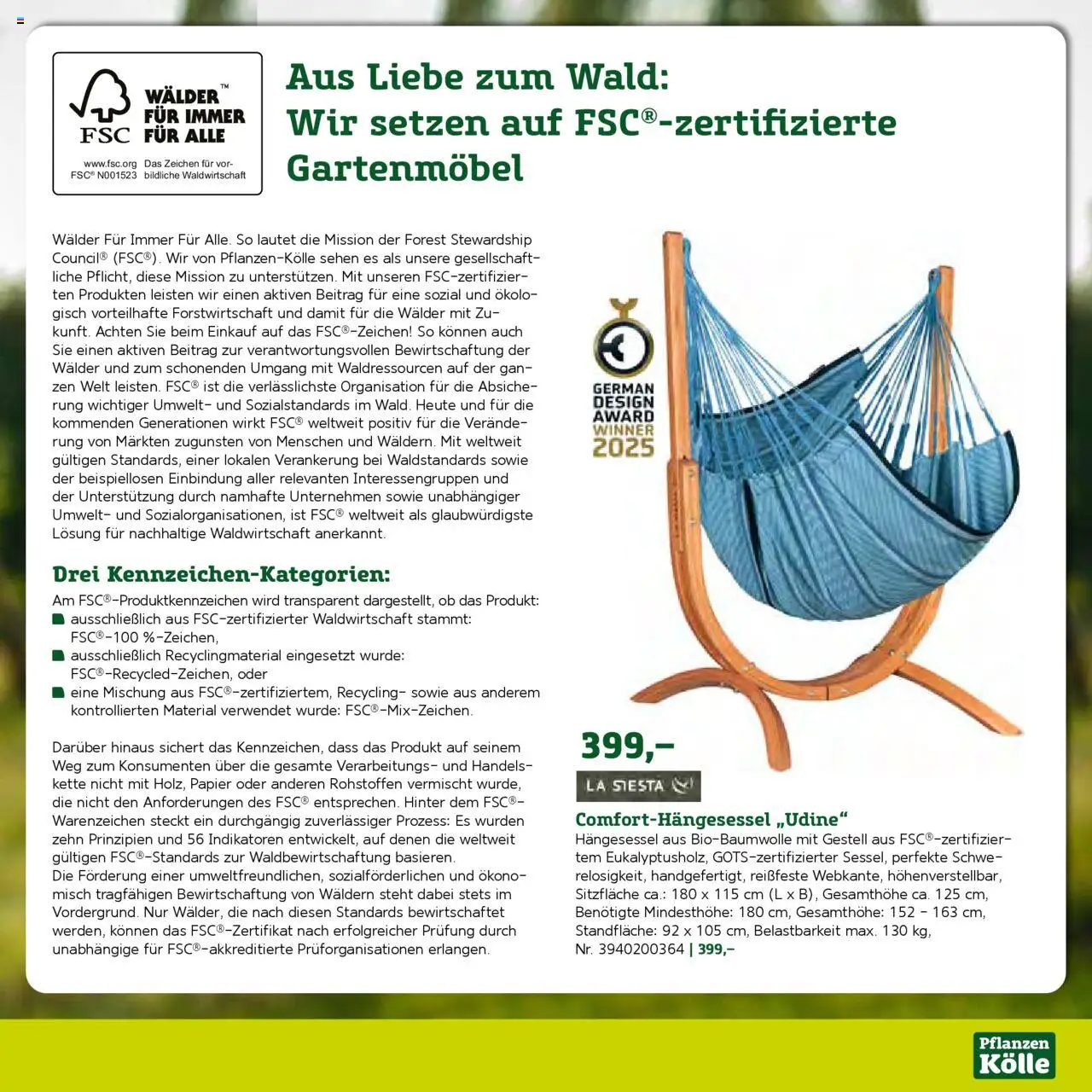 Pflanzen-Kölle Gartenmöbel Katalog 2025 – gültig ab 22.01.2025 | Seite: 47 | Produkte: Gartenmöbel
