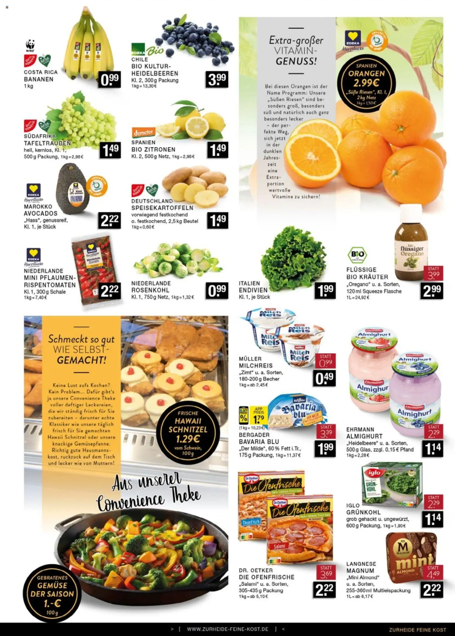 Edeka Zurheide Prospekt 	 – gültig ab 26.01.2026 | Seite: 5 | Produkte: Thunfisch, Bananen, Schnitzel, Zitronen