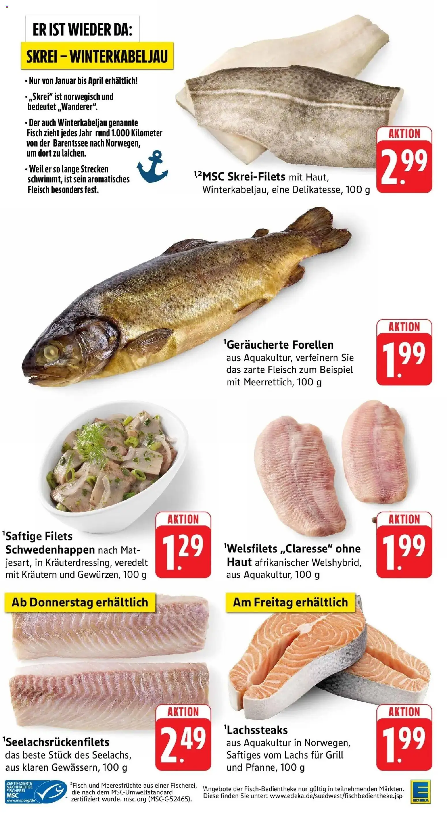 Edeka prospekt Großostheim	 – gültig ab 02.03.2026 | Seite: 14 | Produkte: Grill, Lachs, Meeresfrüchte, Fleisch