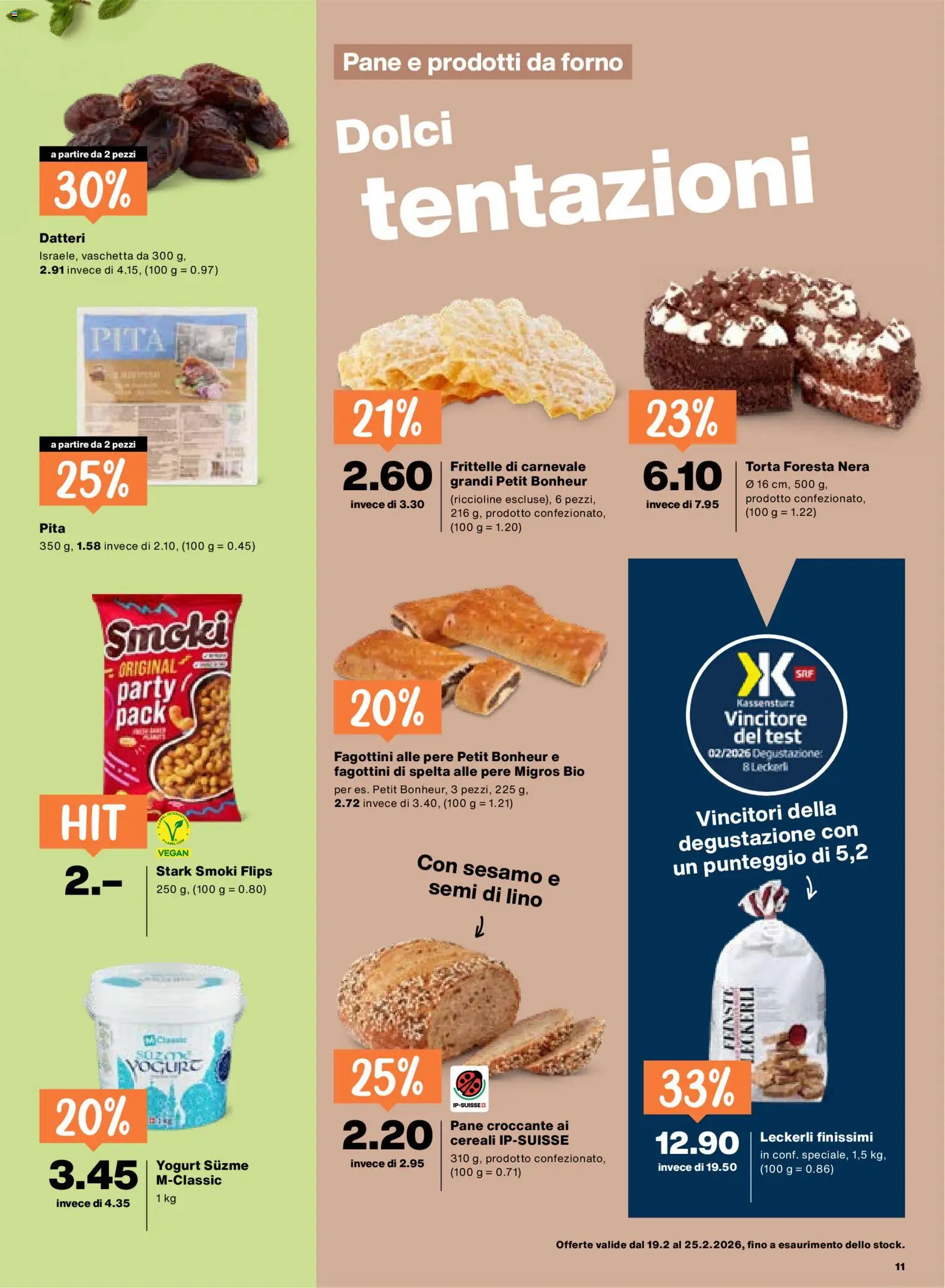 Migros Aktionen IT – gültig ab 19.02.2026 | Seite: 11 | Produkte: Pane