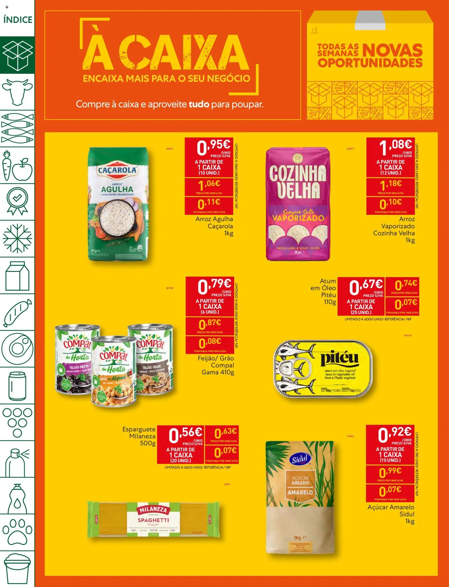 Recheio folheto │ válido de 03.02.2026 | Página: 2 | Produtos: Atum, Esparguete, Milaneza, Óleo