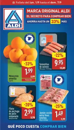 Vista previa Aldi folleto Península válido desde el 01.09.2025