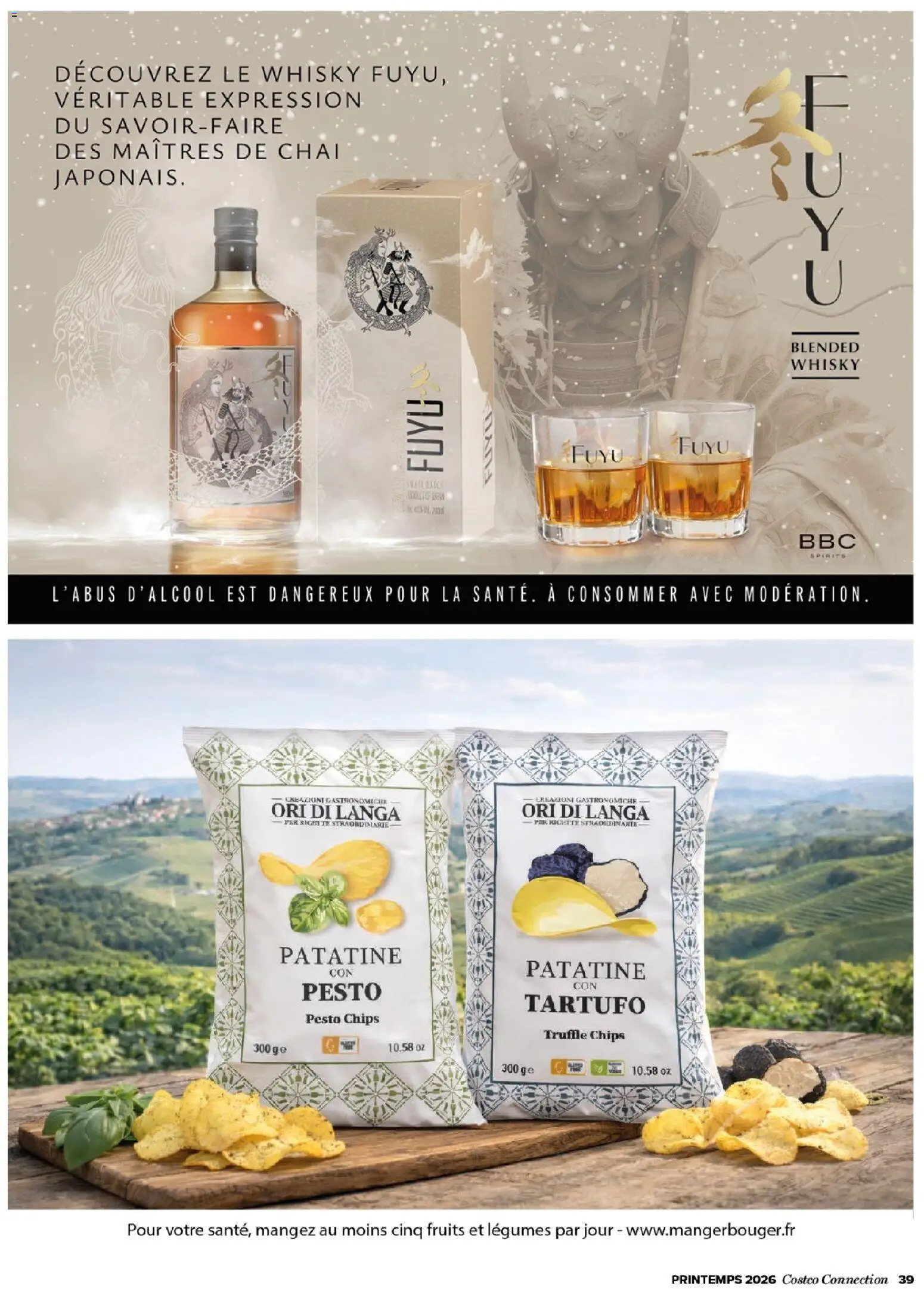 {H1} | Page: 39 | Produits: Whisky, Pesto, Chips