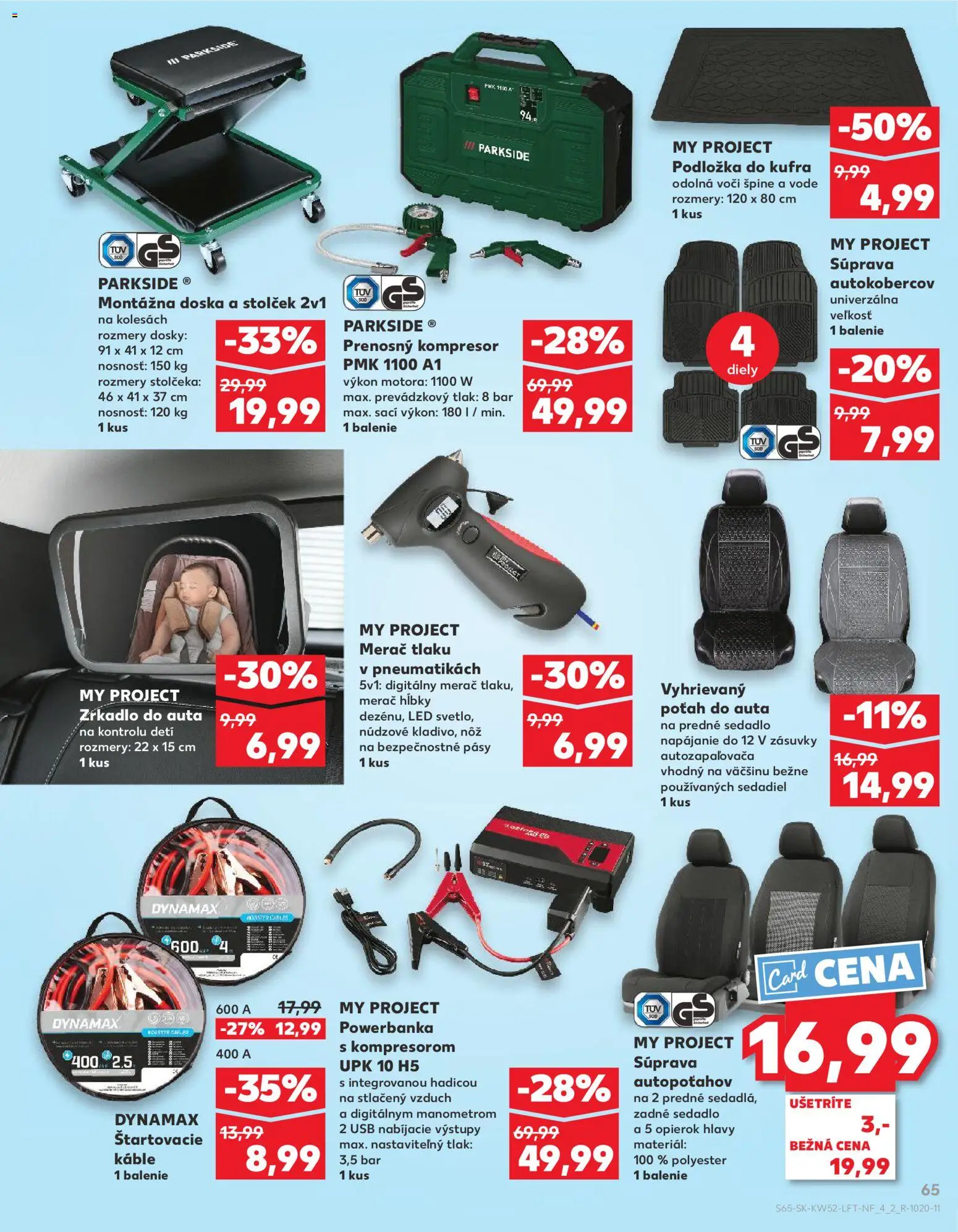 Nové Kaufland akcie – leták je platný od 27.12.2025 | Strana: 65 | Produkty: Zrkadlo, Kompresor, Parkside, Led