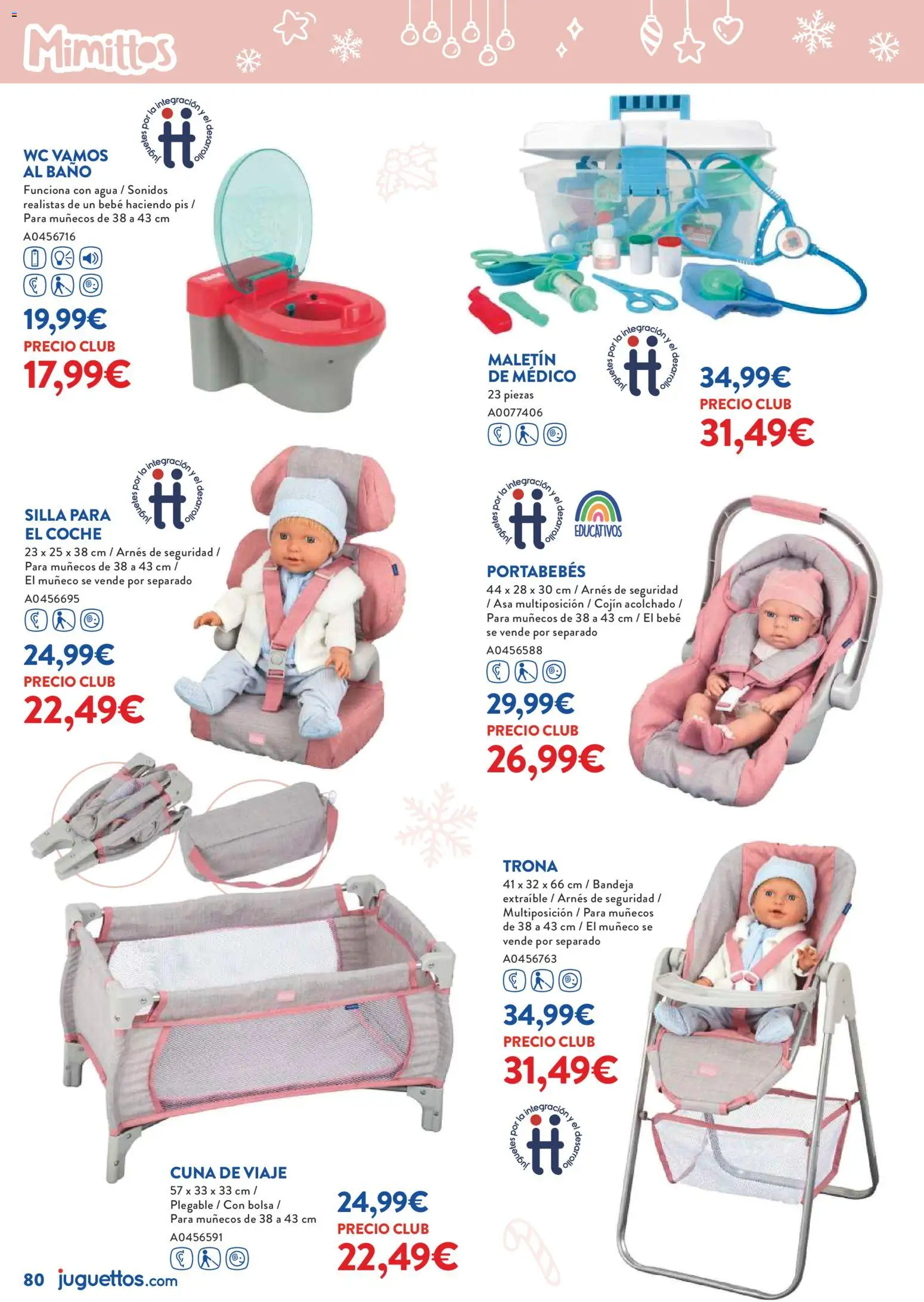 Juguettos catálogo Navidad │ válido desde el 27.10.2025 | Página: 80 | Productos: Juguetes, Bolsa, Bandeja, Cuna