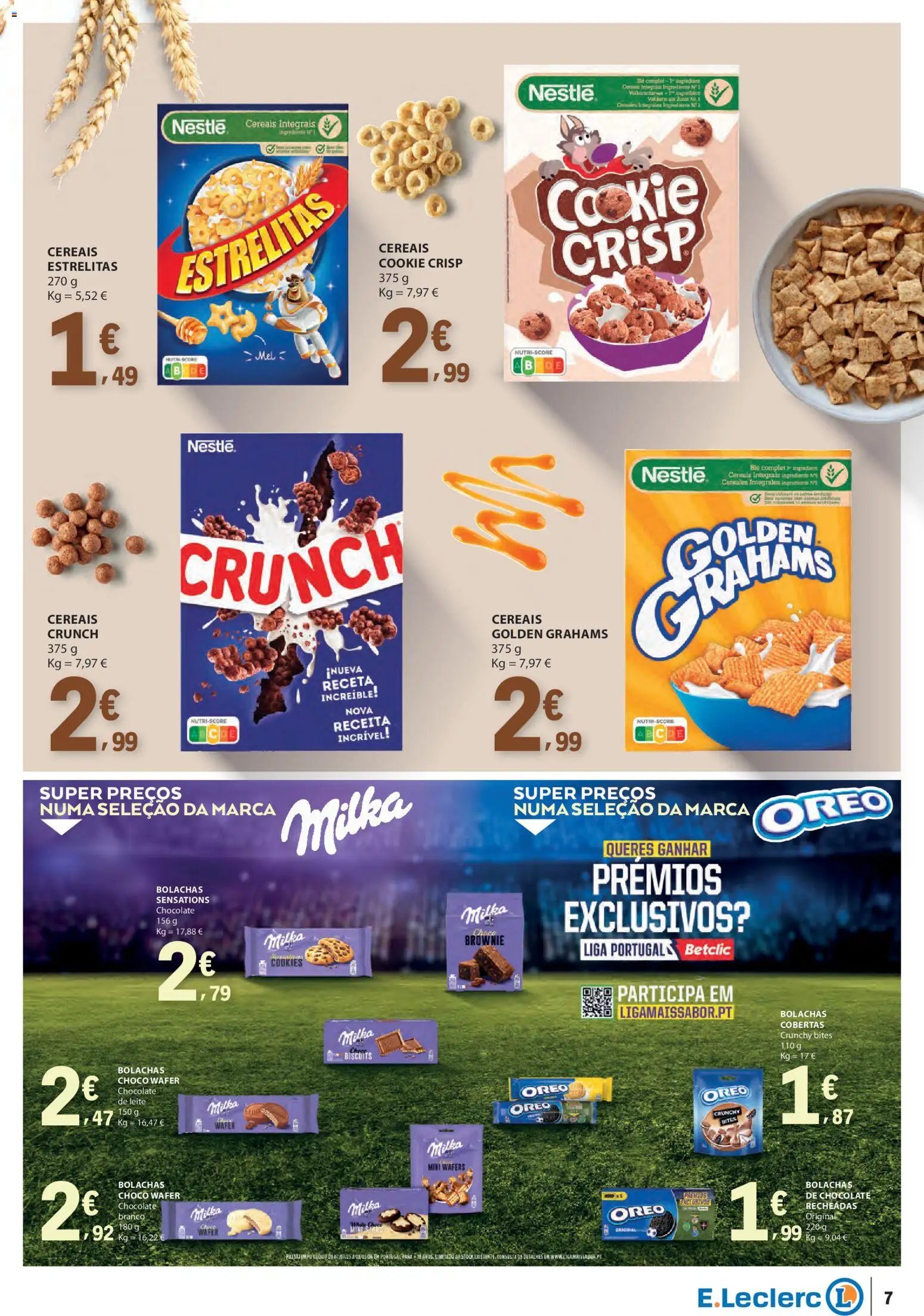 E.Leclerc - Folheto Especial Bebidas Quentes │ válido de 28.10.2025 | Página: 7 | Produtos: Bolachas milka, Leite, Chocolate, Mel