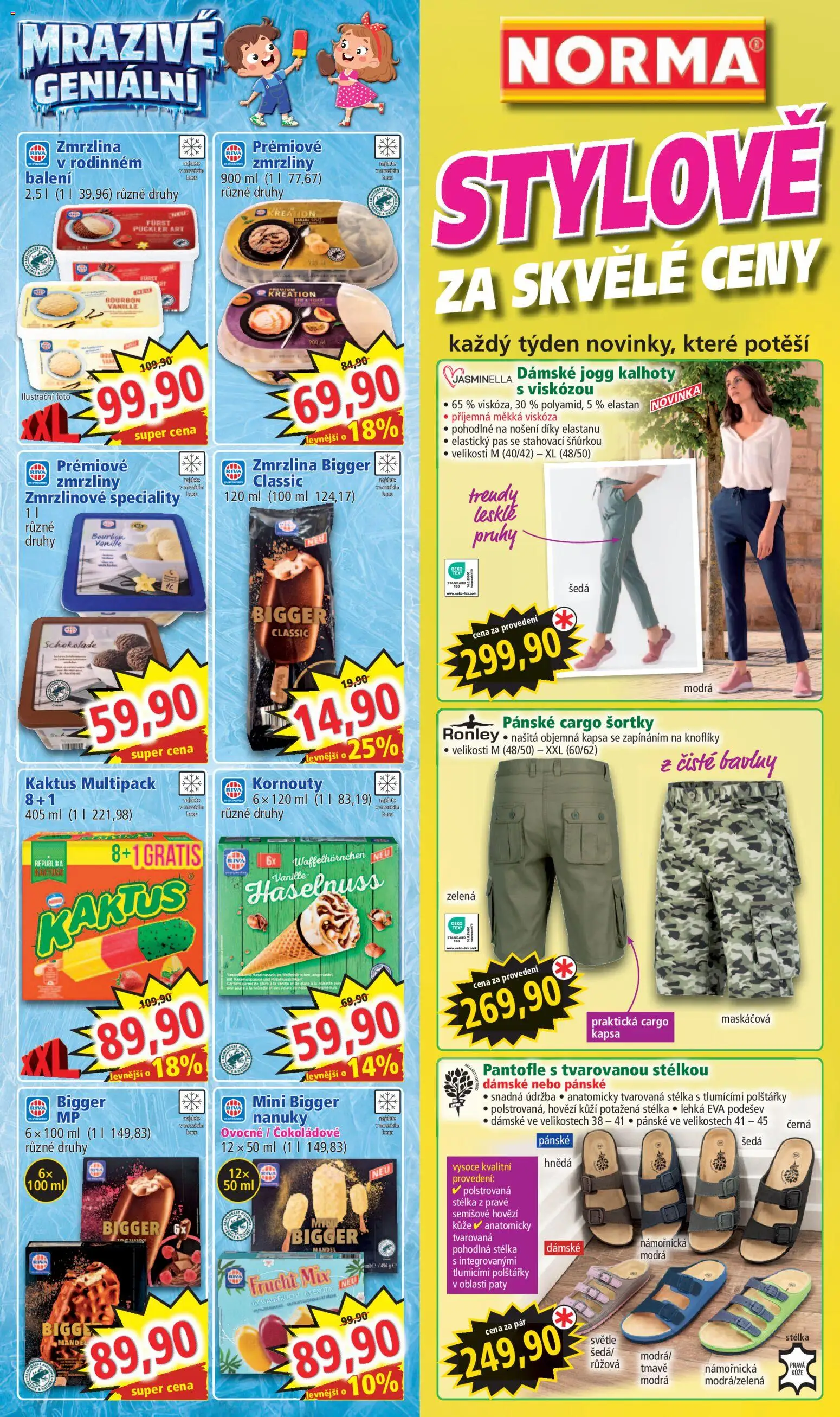 Norma leták od 04.05.2026 | Strana: 9 | Produkty: Zmrzliny, Nanuky, Kalhoty, Bourbon