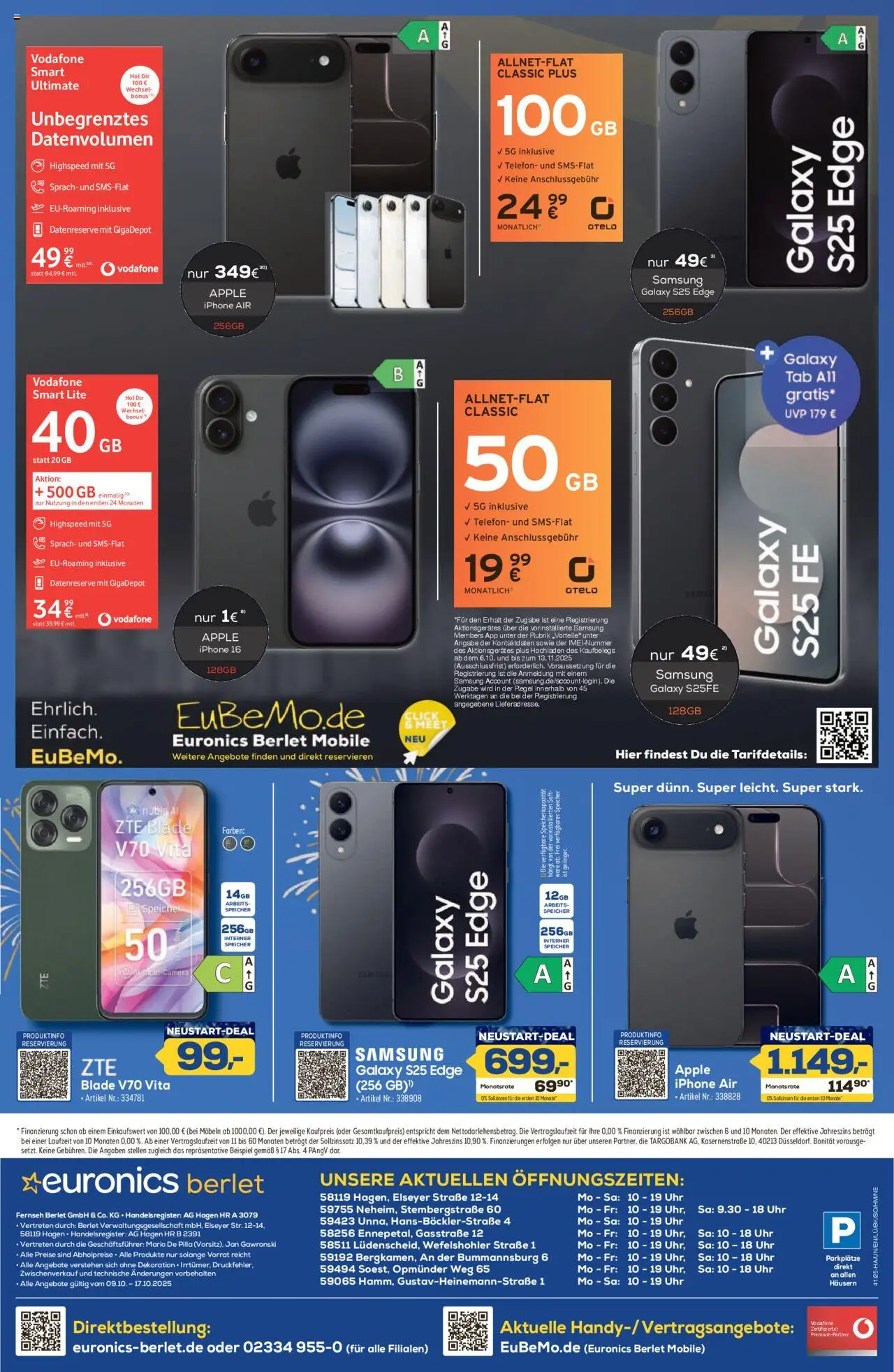 Euronics  Neustart Teil 2 – gültig ab 09.10.2025 | Seite: 8 | Produkte: Samsung, Iphone, Telefon, Uhr