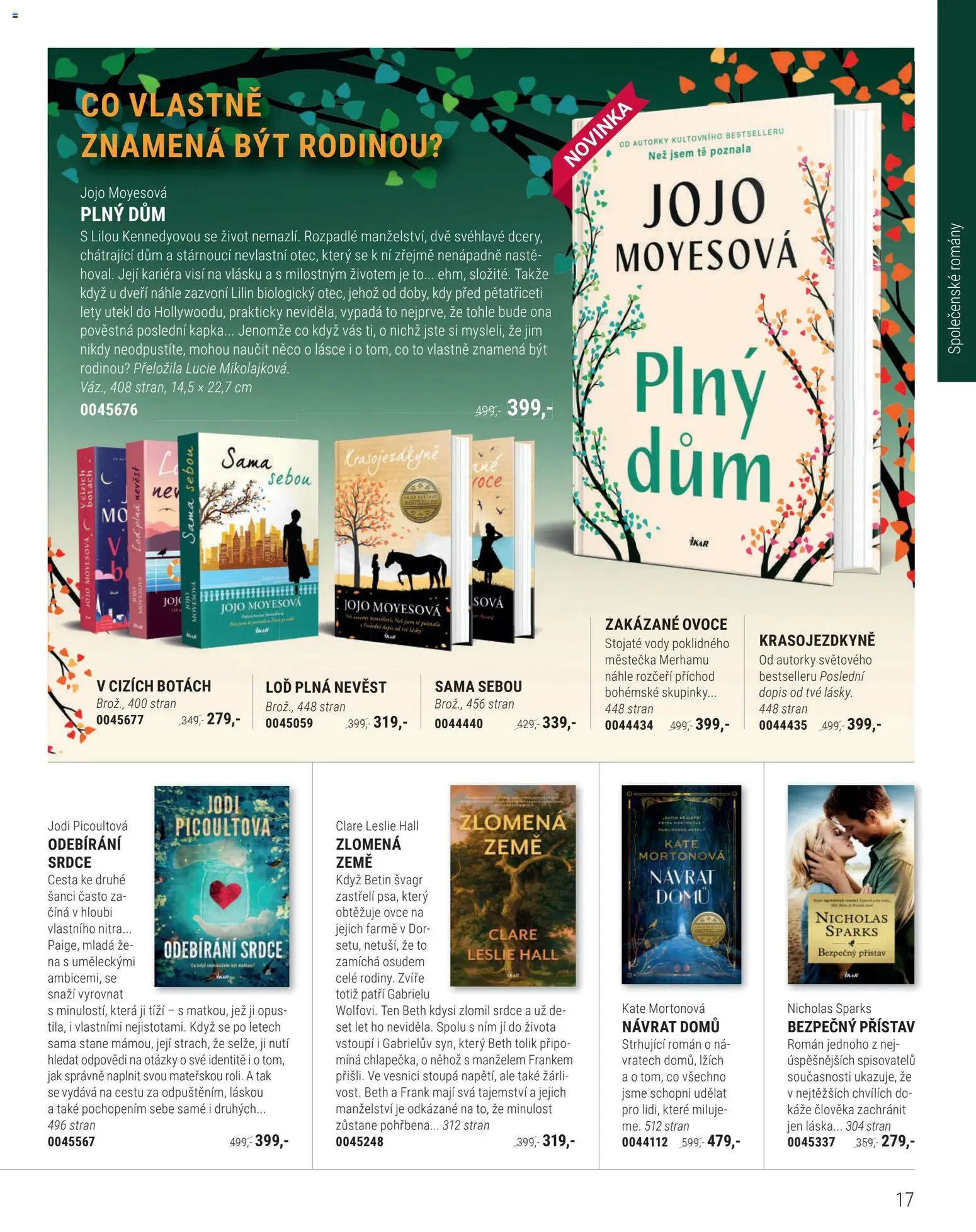 Knižní klub leták od 01.01.2026 | Strana: 17 | Produkty: Jojo, Ovoce, Sova