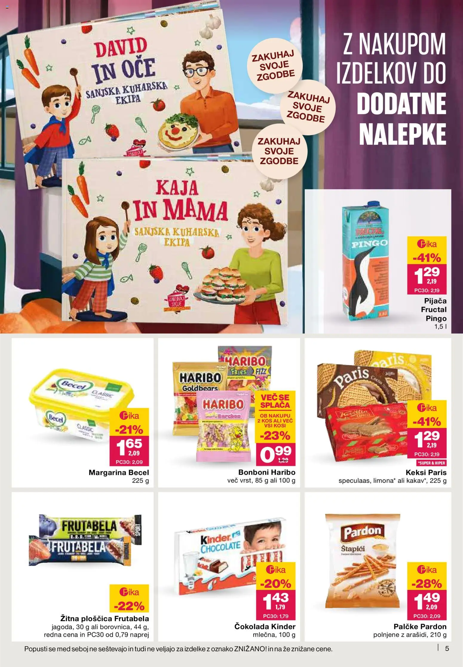 Novi Mercator katalog ponudbe – veljaven od 20.11.2025 | Stran: 5 | Izdelki: Keksi, Bonboni, Kos, Kakav