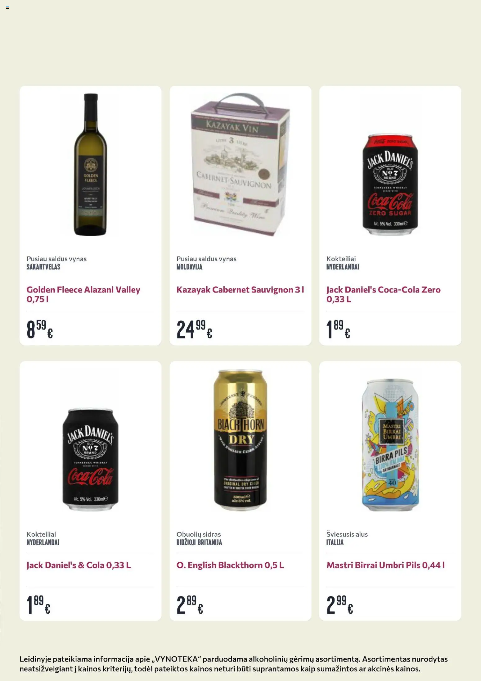 VYNOTEKA akcijos nuo 09.03.2026 | Puslapis: 21 | Prekių: Vynas, Alus