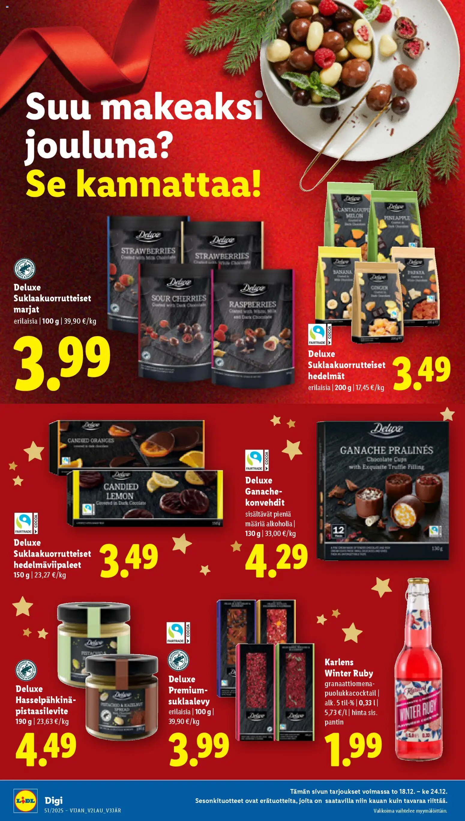 Lidl tarjoukset - Tampere – voimassa 18.12.2025 alkaen | Sivu: 12 | Tuotteet: Granaattiomena