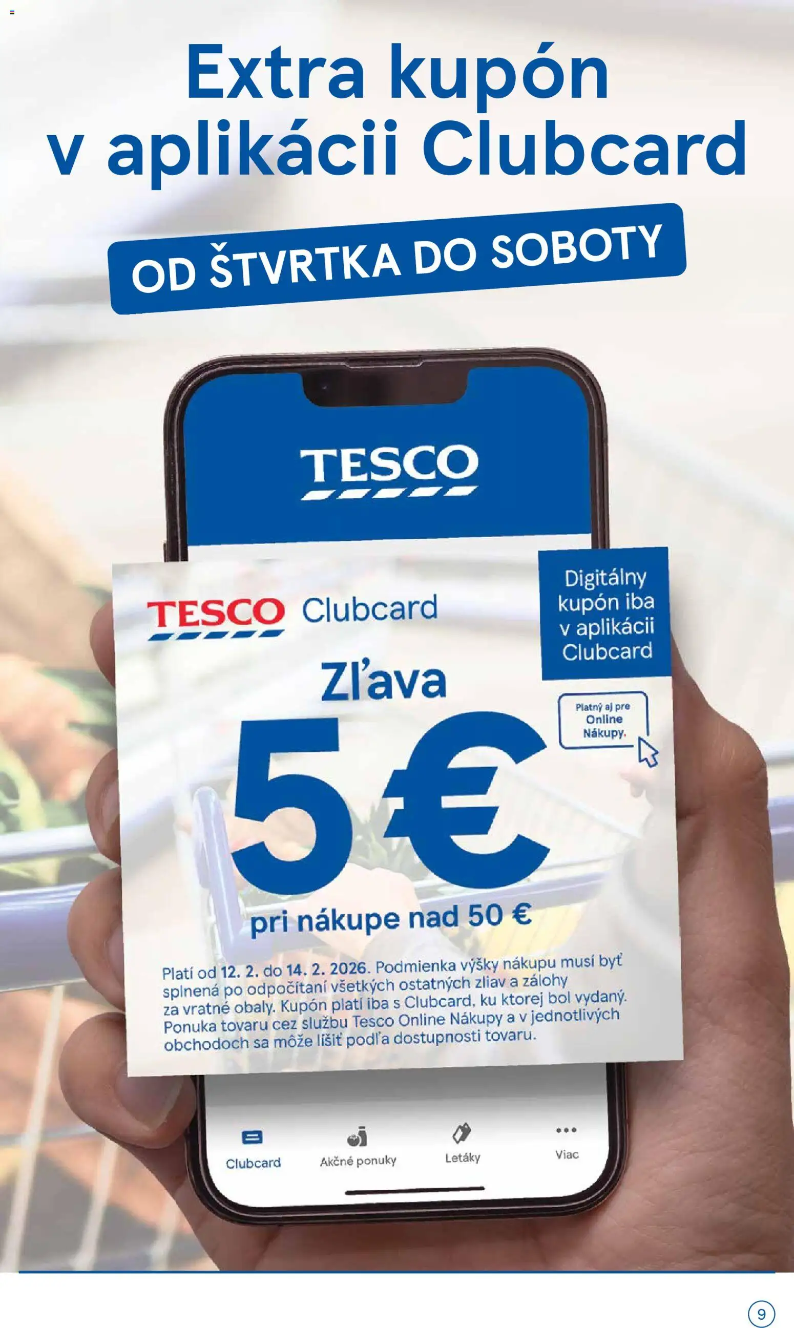 Nové Tesco akcie – leták je platný od 11.02.2026 | Strana: 9