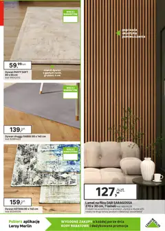 Pogląd oferty "Leroy Merlin gazetka" - ważna od 25.03.2026 | Strona: 19 | Produkty: Dywan shaggy, Dywan