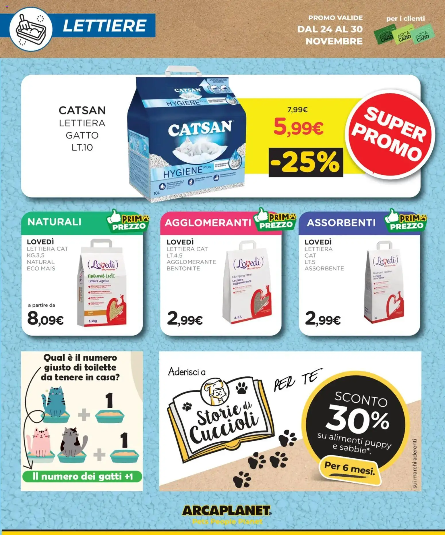 Volantino Arcaplanet del 24.11.2025 | Pagina: 26 | Prodotti: Tè, Mais